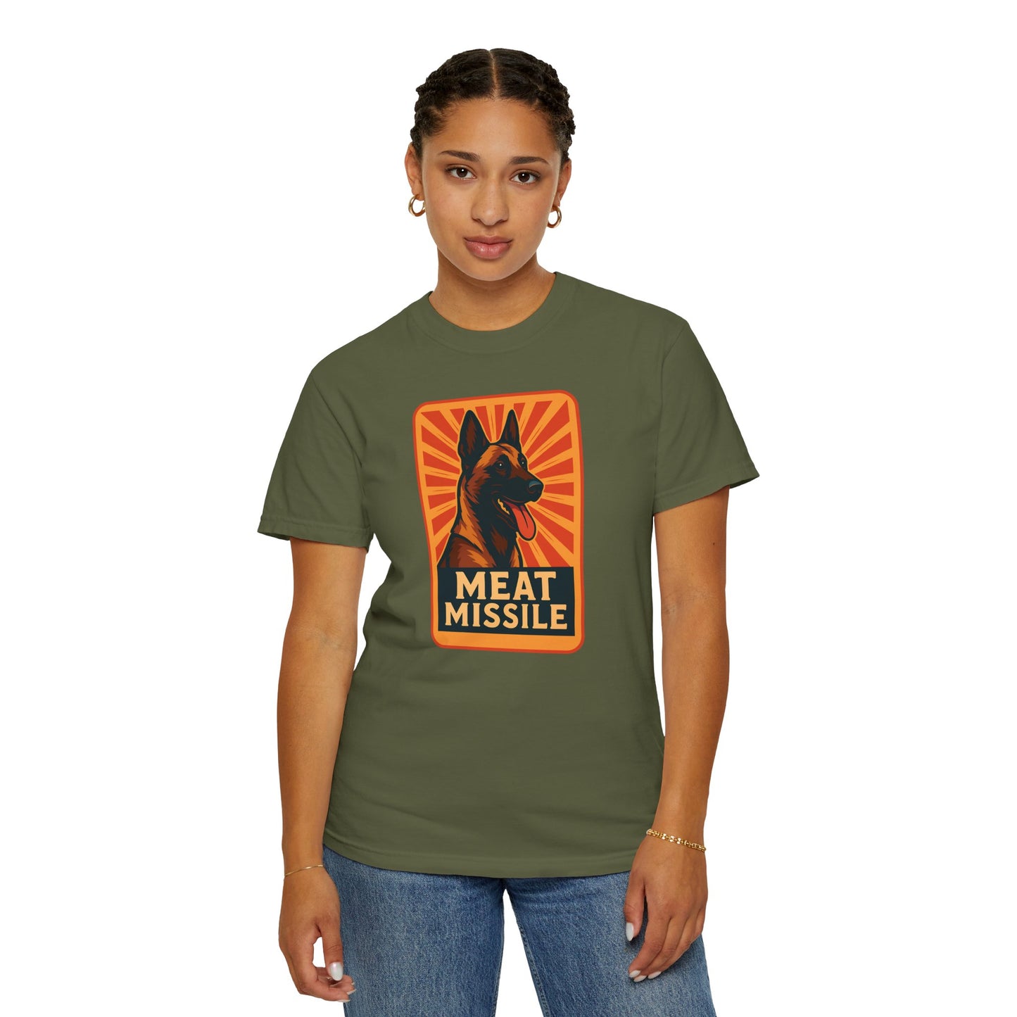 🚀 Belgian Malinois “Meat Missile” Tee