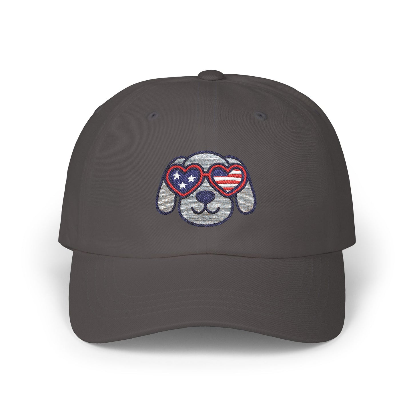 Patriotic Dog Dad Cap – Adjustable Baseball Hat for Animal Lovers, Summer Festivals, Father's Day, Fourth of July, Casual Wear
