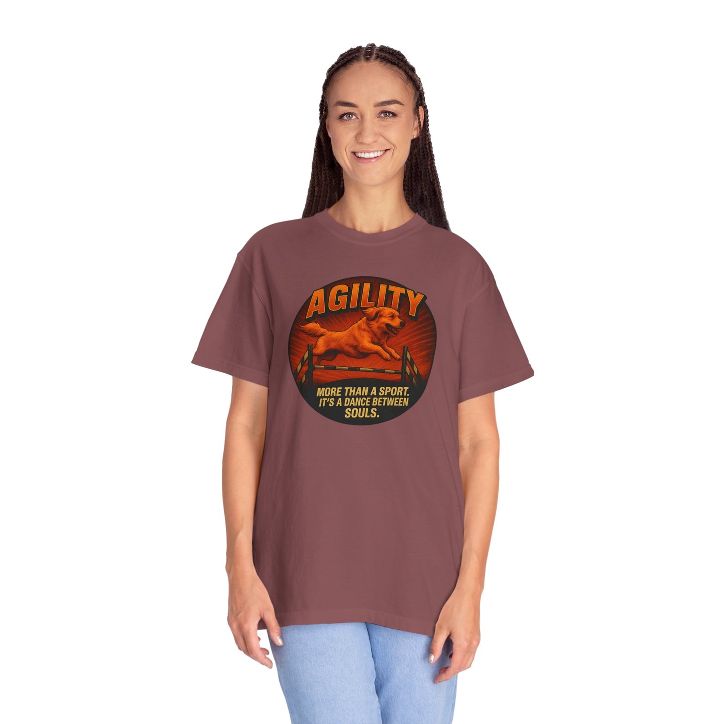Agility Dog Sport Unisex Garment-Dyed T-Shirt