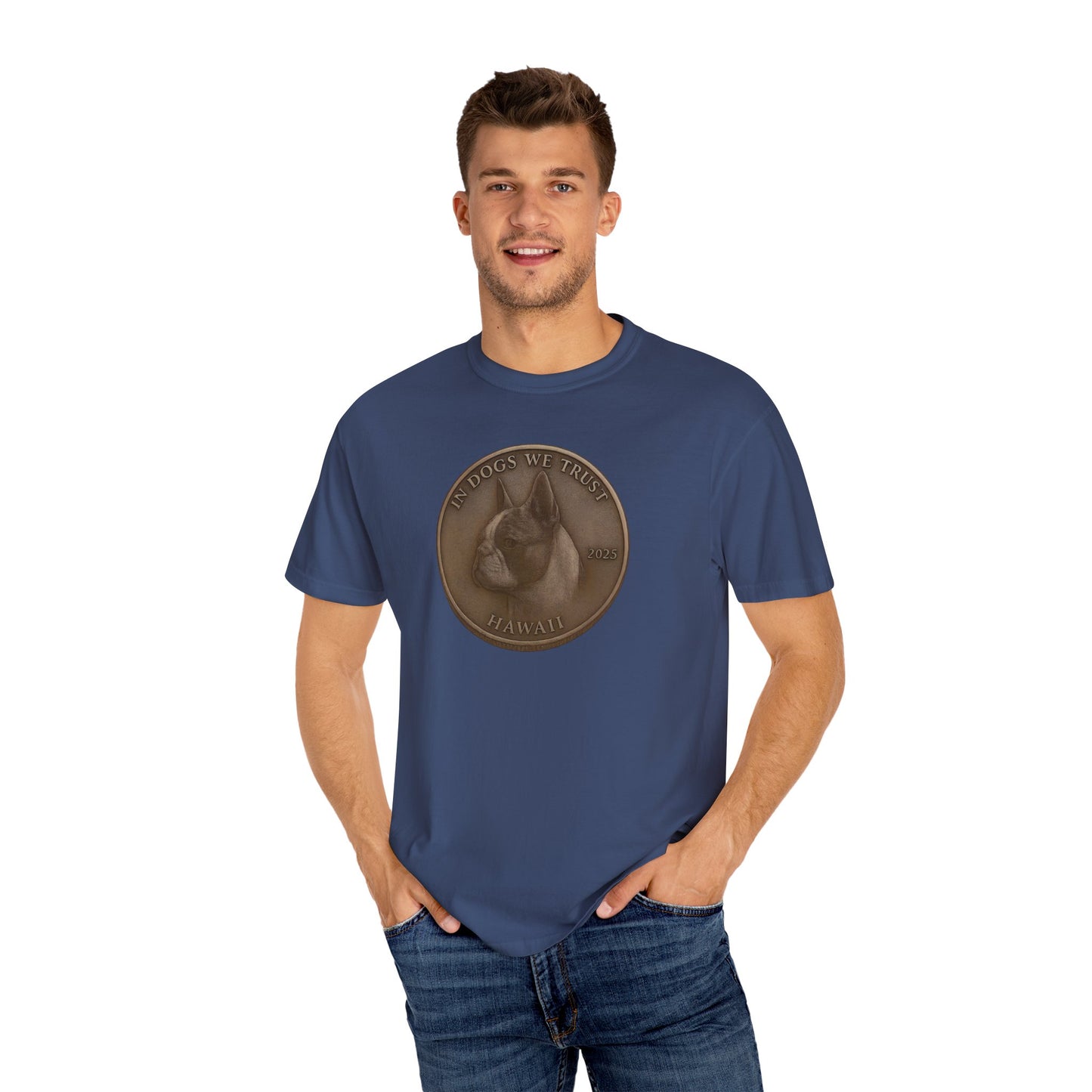 Hawaii State Coin T-Shirt Collection - Proud Dog Breed Illustrations