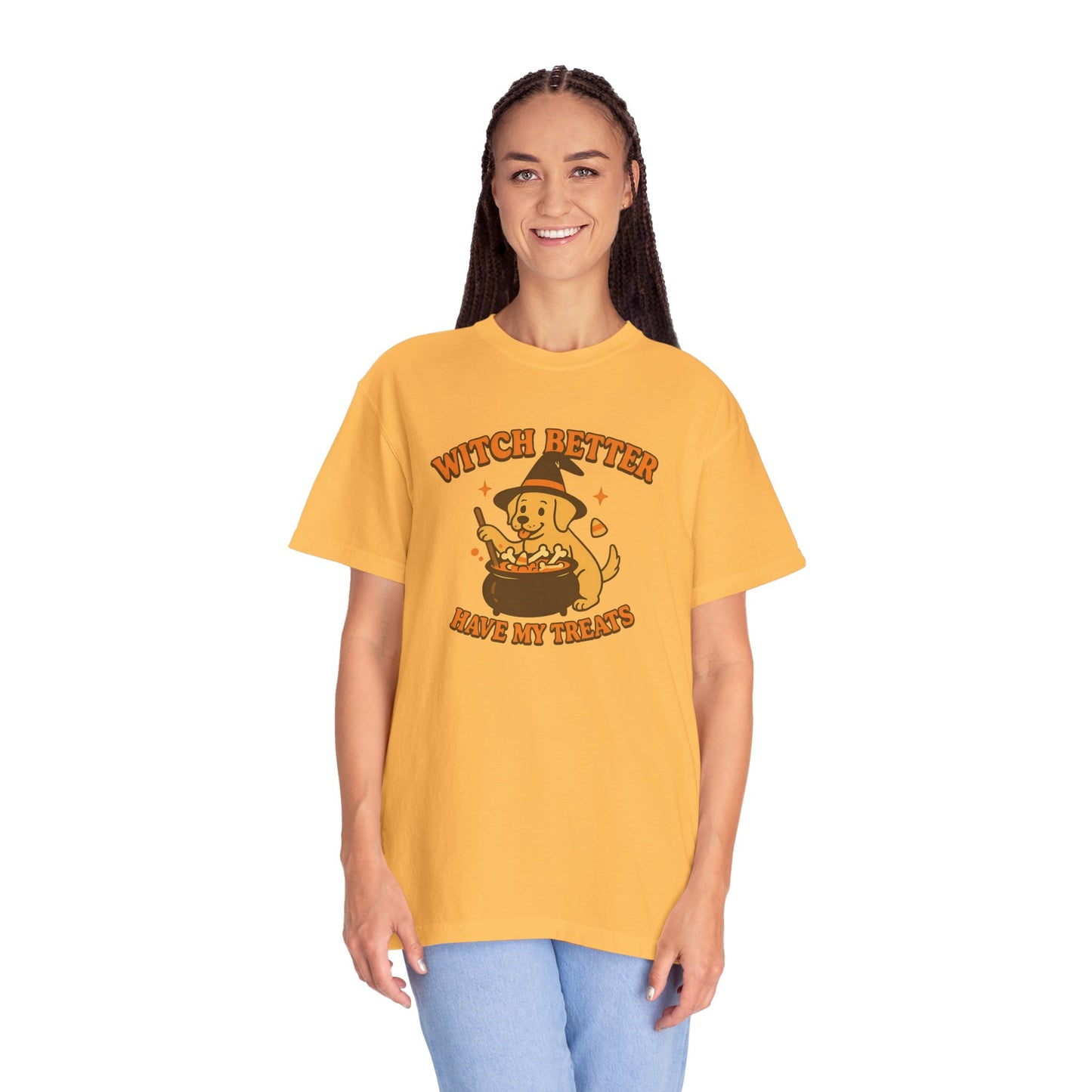 Funny Dog Halloween T-Shirt, Witch Better Have My Treats Tee, Unisex Graphic Shirt, Pet Lover Gift, Cute Dog Shirt, Spooky Season Apparel