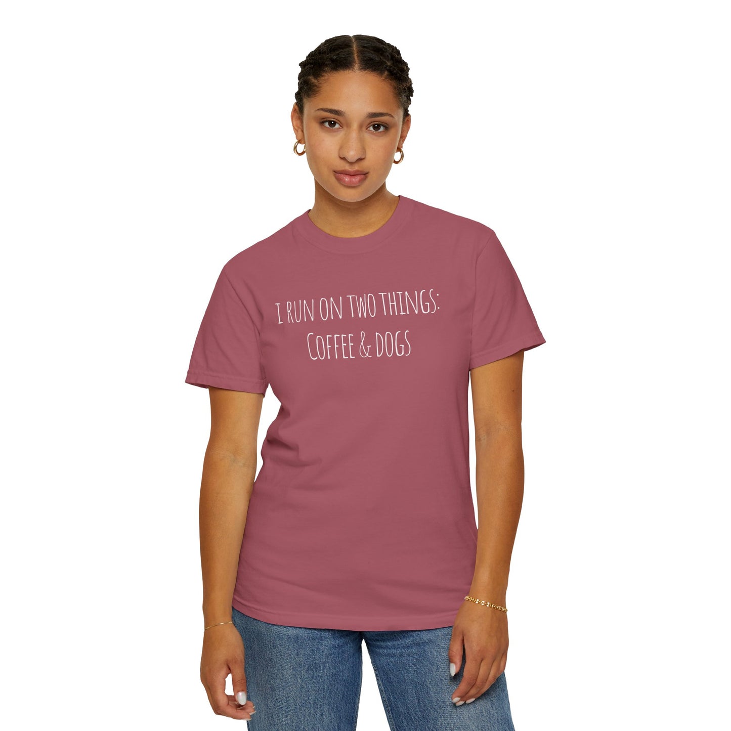 Coffee & Dogs Unisex T-Shirt - Casual Graphic Tee for Dog Lovers