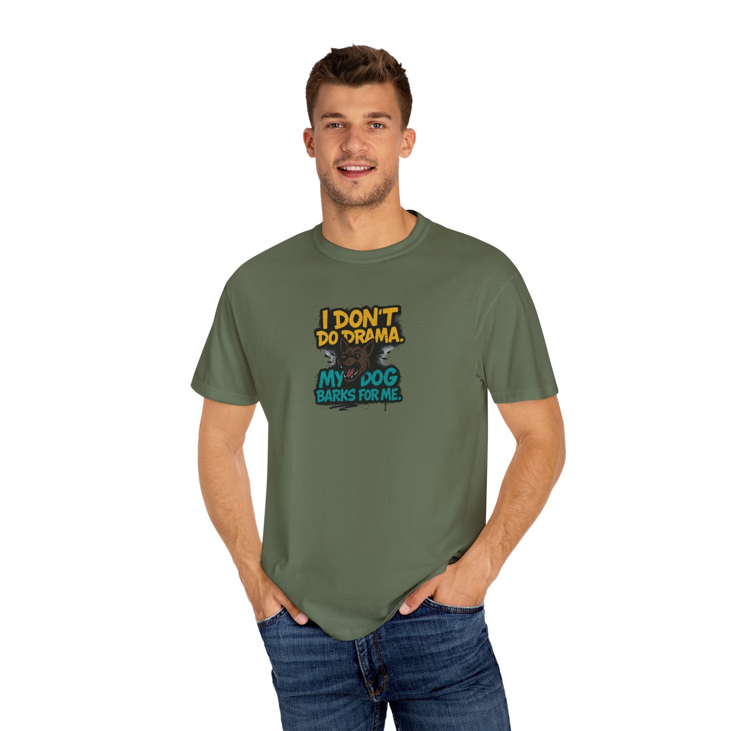 I Don't Do Drama Dog Dad T-Shirt