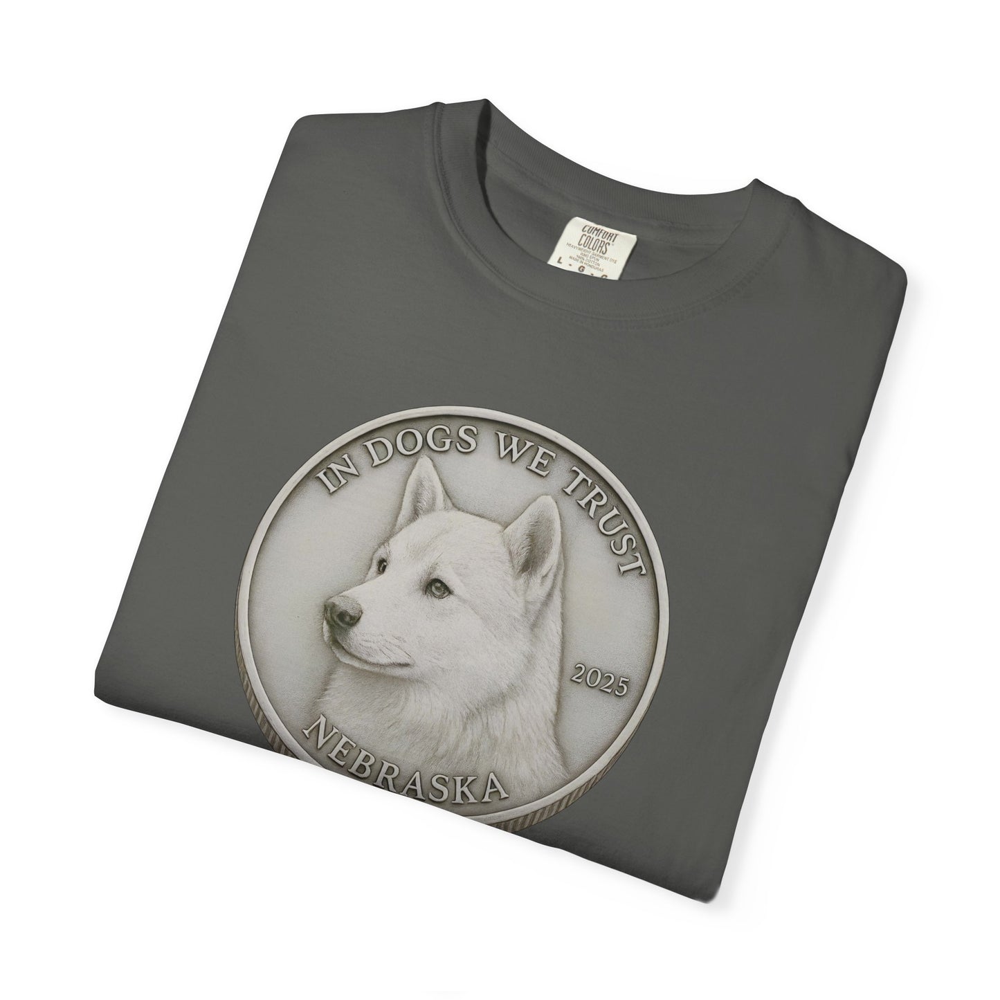 Nebraska State Coin T-Shirt Collection - Proud Dog Breed Illustrations