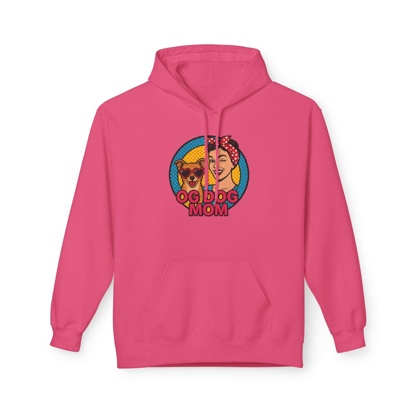 Hoodie for Dog Moms - Unisex Midweight Softstyle Fleece Hoodie