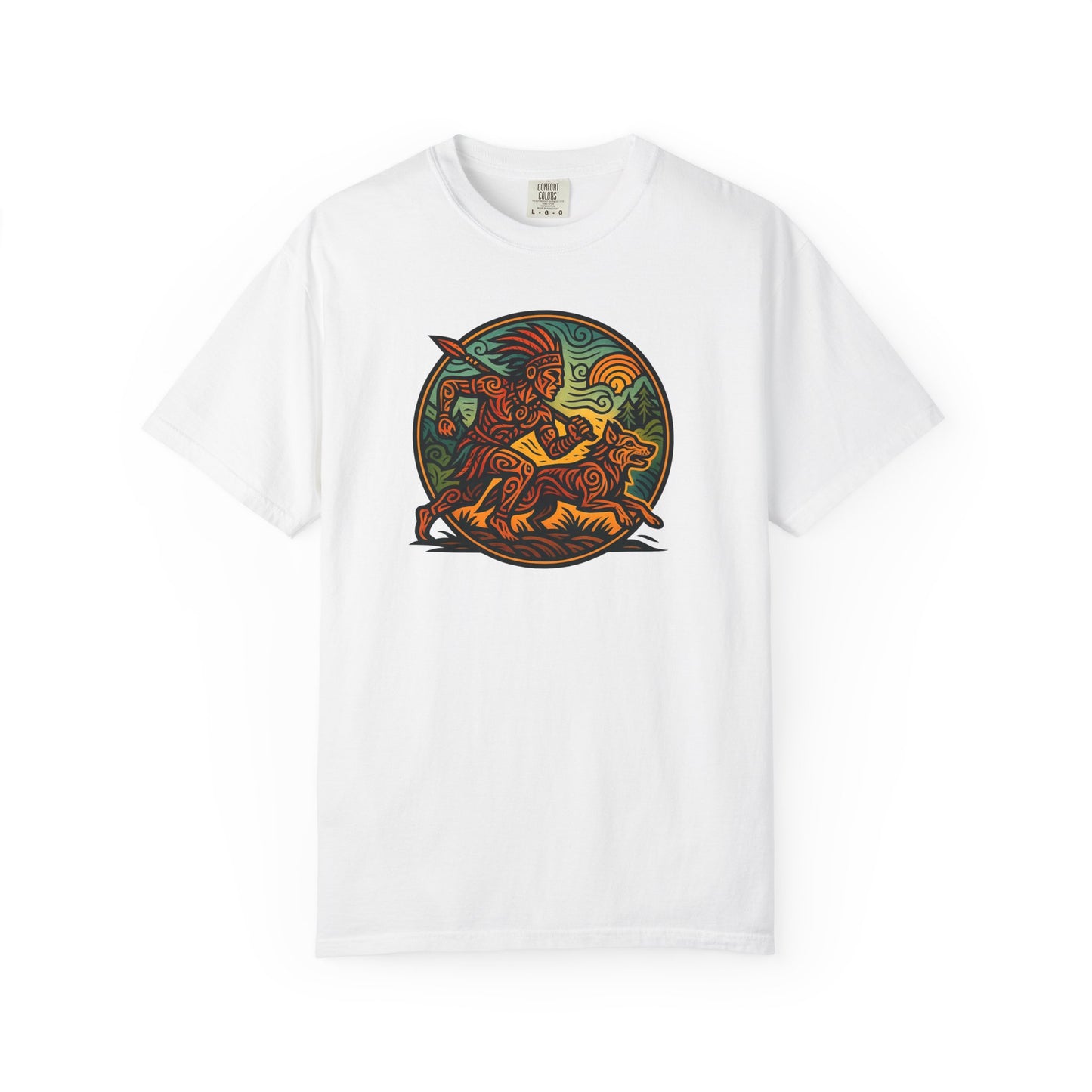 Vintage-Inspired Garment-Dyed T-Shirt, Artistic Tee for Nature Lovers, Perfect Gift for Birthdays, Casual Outings, Eco-Friendly Fashion