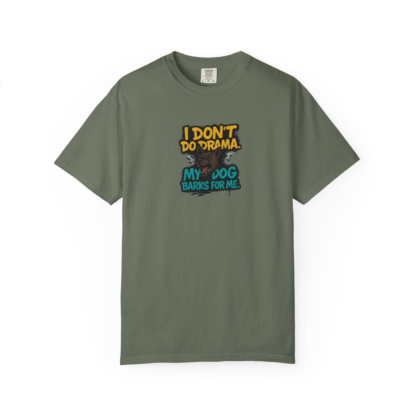 I Don't Do Drama Dog Dad T-Shirt