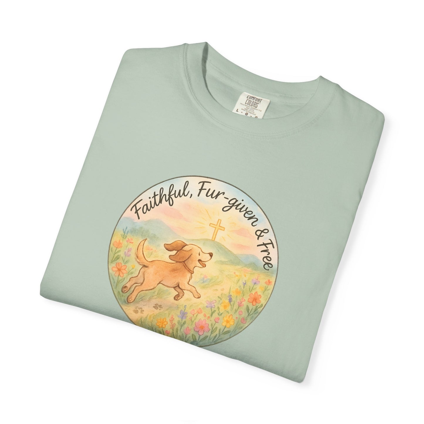Faithful Dog Lover T-Shirt, Garment-Dyed Tee, Perfect Gift for Dog Owners, Pet Lovers, Animal Rescue Advocates, Casual Wear