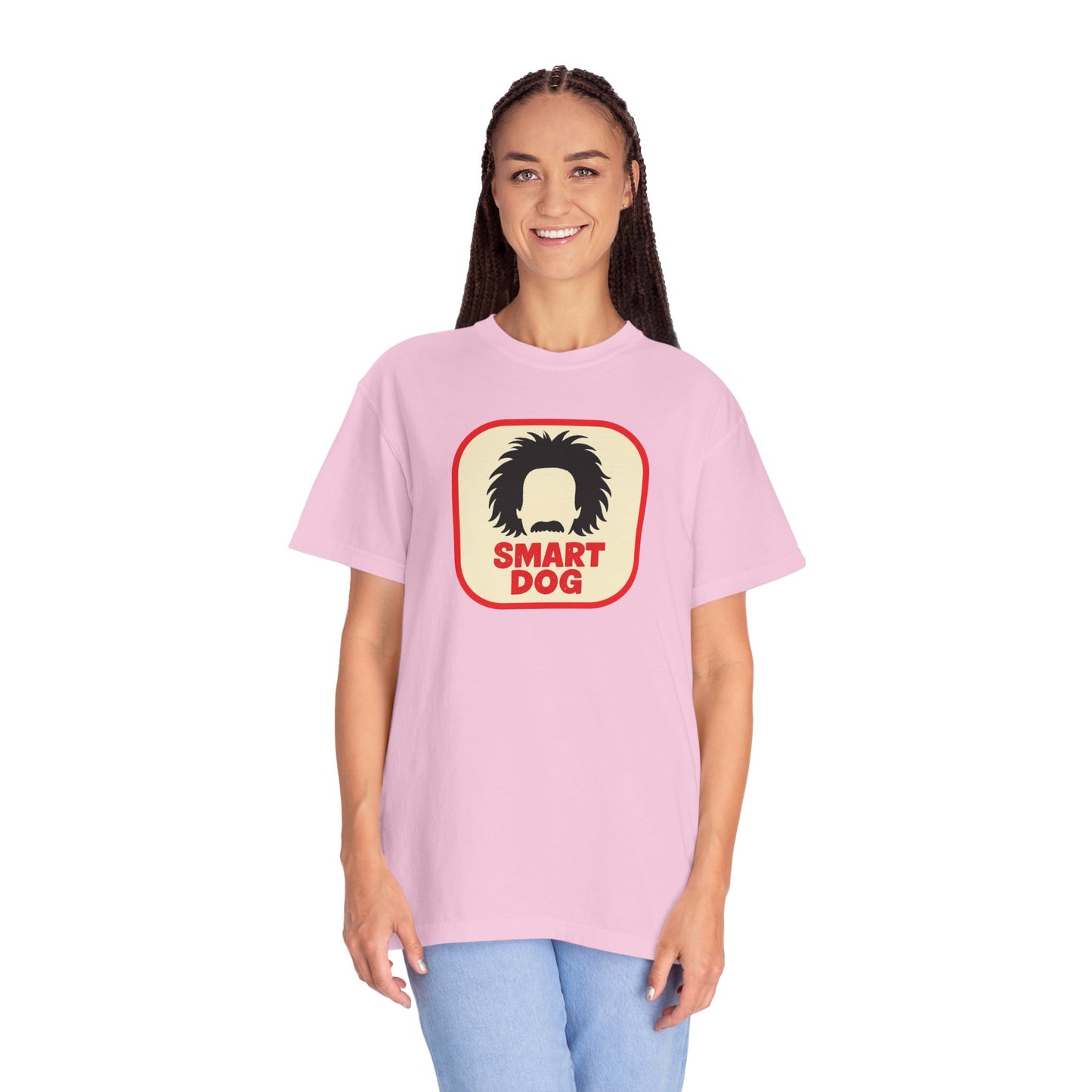 Dog Lover Graphic T-shirt - Smart Dog, Albert Einstein Design