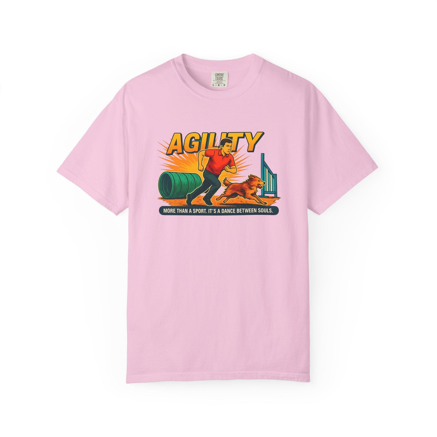 Agility Unisex Garment-Dyed T-Shirt - More Than a Sport, It's a Dance Between Souls