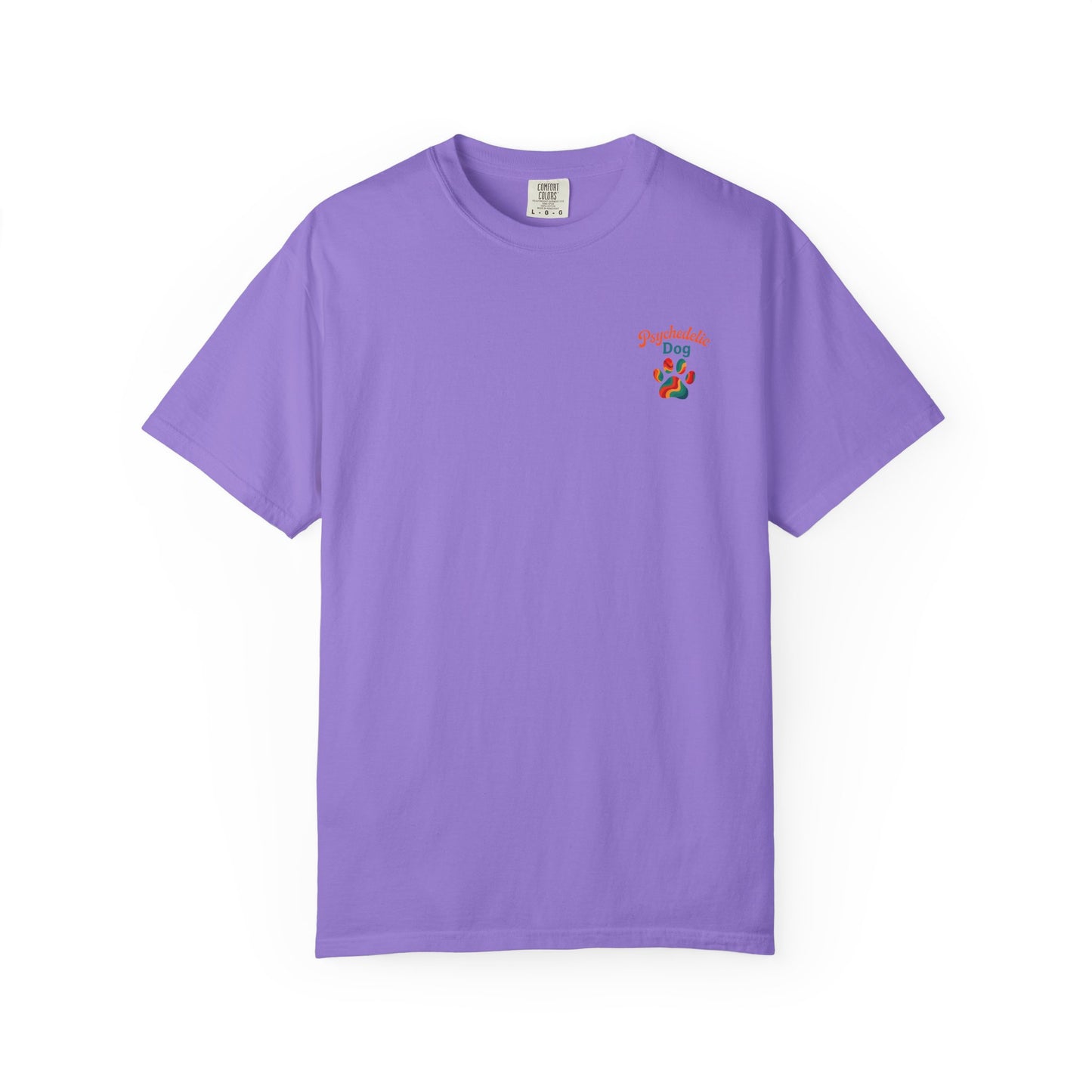 Psychedelic Dog T-Shirt - Jimi Hendrix Fun Humorous Design for Men and Women
