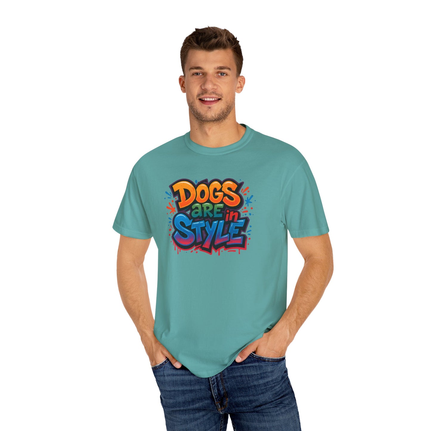 Stylish Dog Lovers T-Shirt - "Dogs are in STYLE"