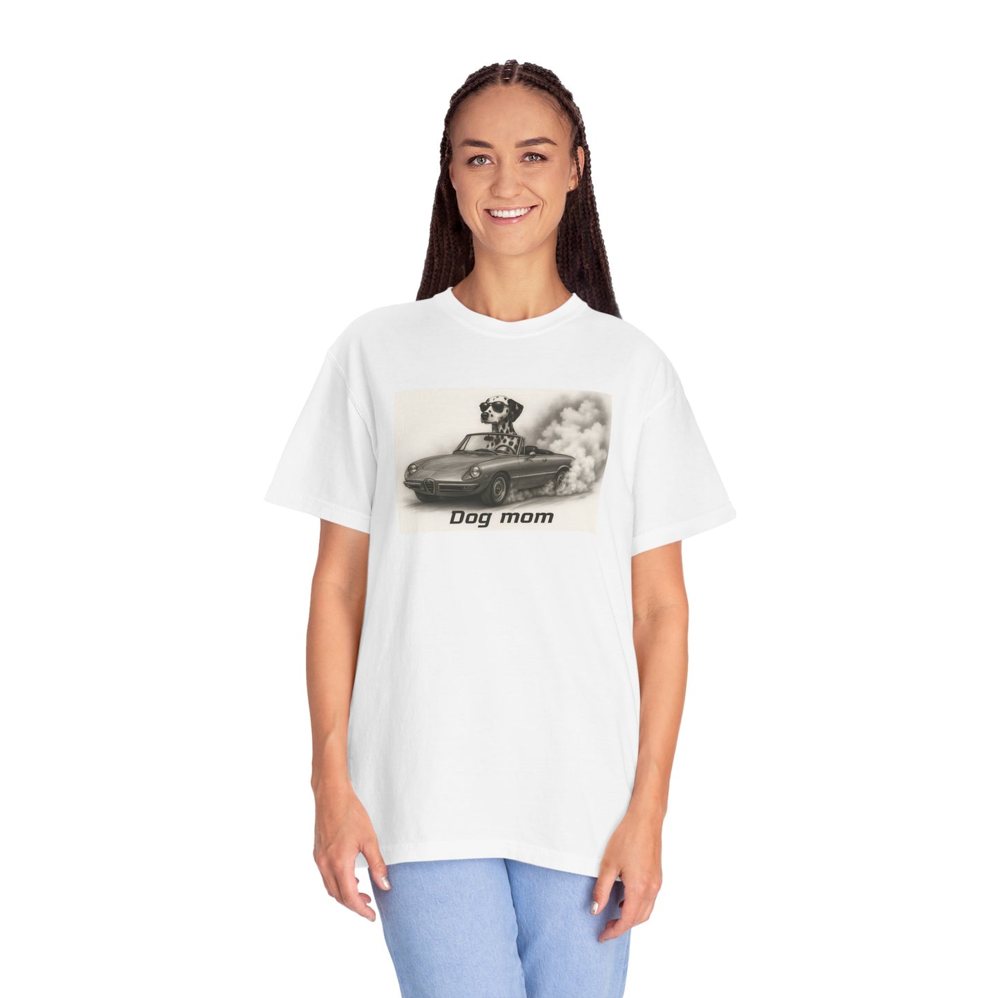 Dog Mom - Dalmatian - “Cool Dogs in Cool Cars” T-Shirt Collection! 🐶🚗