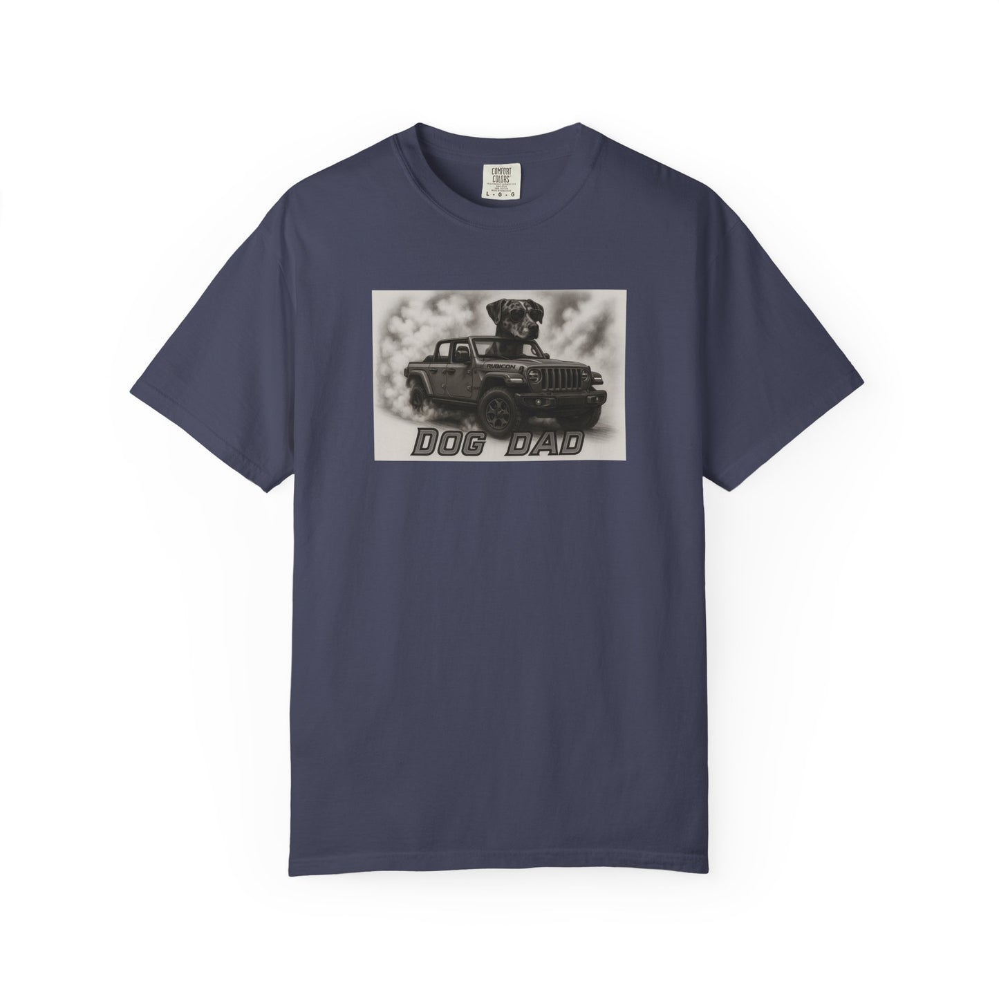 Dog Dad - Catahoula - Cool Dogs in Cool Cars T-Shirt Collection | Funny Dog Lover Apparel for Men
