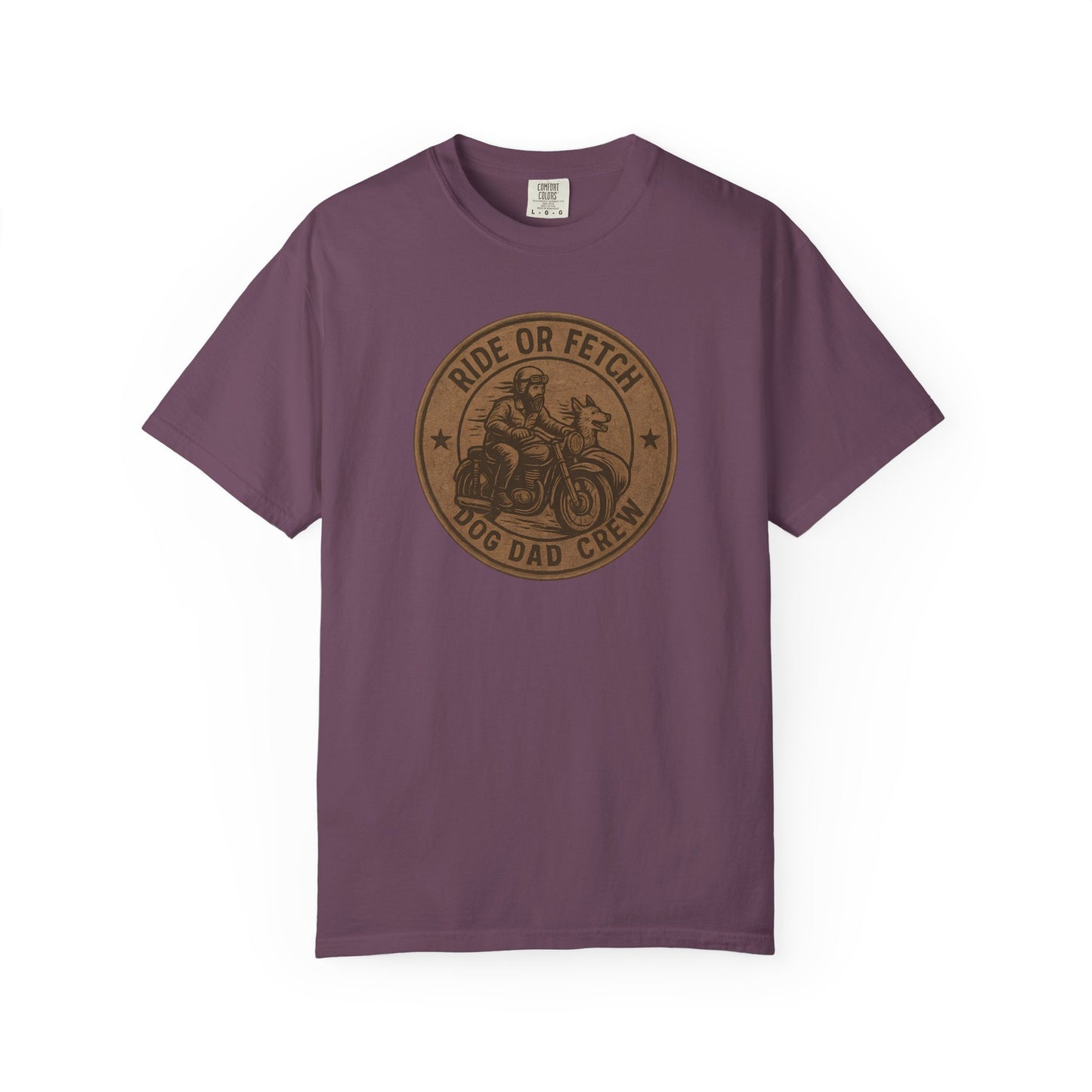 Dog Dad T-Shirt, Ride or Fetch Unisex Tee, Funny Dog Lover Gift, Pet Owner Apparel, Gifts for Father's Day, Casual Wear