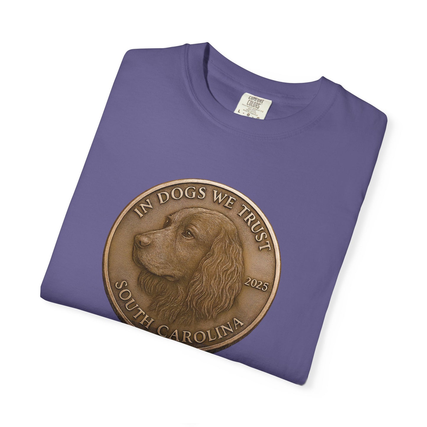 South Carolina State Coin T-Shirt Collection - Proud Dog Breed Illustrations