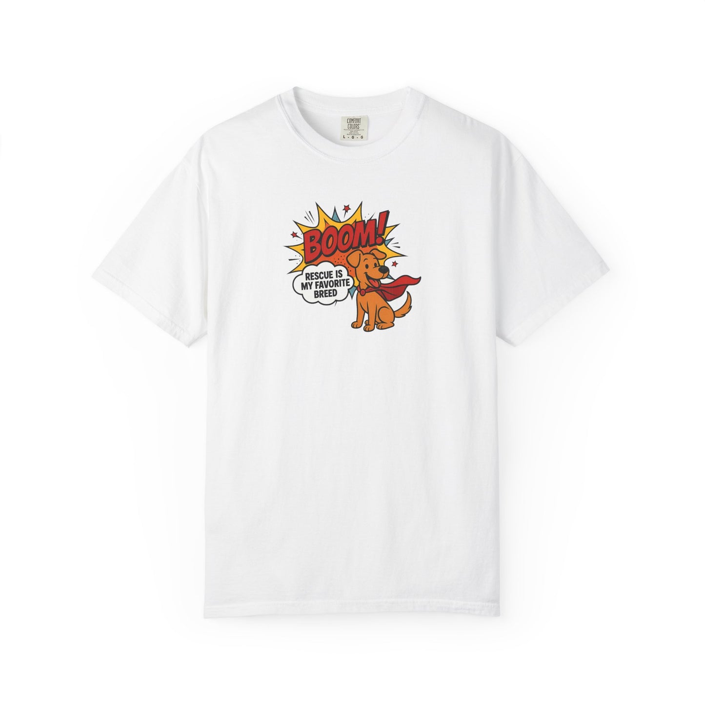 Superhero Dog Rescue T-Shirt | Fun Graphic Tee, Gift for Dog Lovers, Casual Wear, Pet Lover Shirt, Birthday Present, Animal Apparel