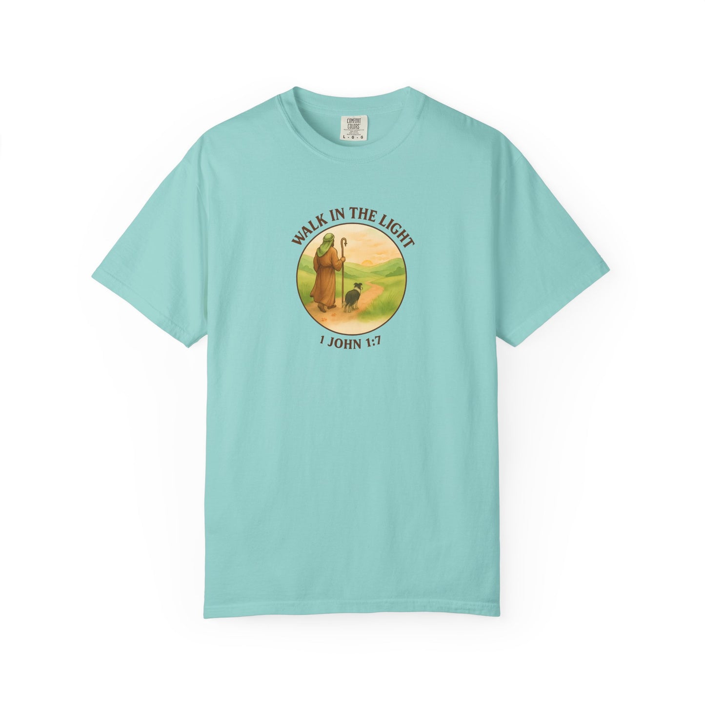 Walk in the light T-Shirt, Casual Fashion Tee, Motivational Gift, Unisex Graphic Tee, Perfect for Gifts and Celebrations