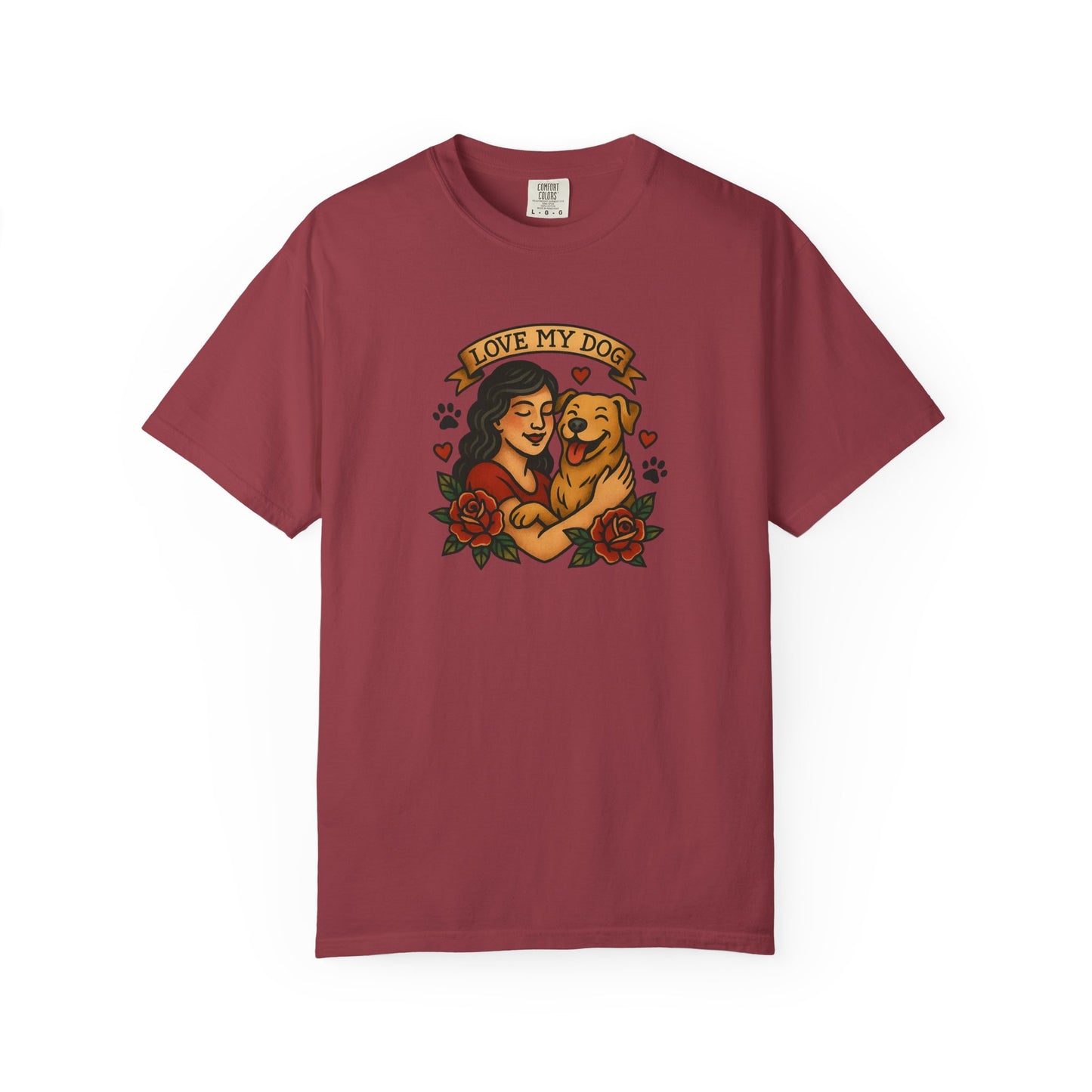 Love My Dog T-Shirt, Cute Dog Lover Tee, Pet Owner Gift, Adoption Awareness Shirt, Casual Everyday Wear