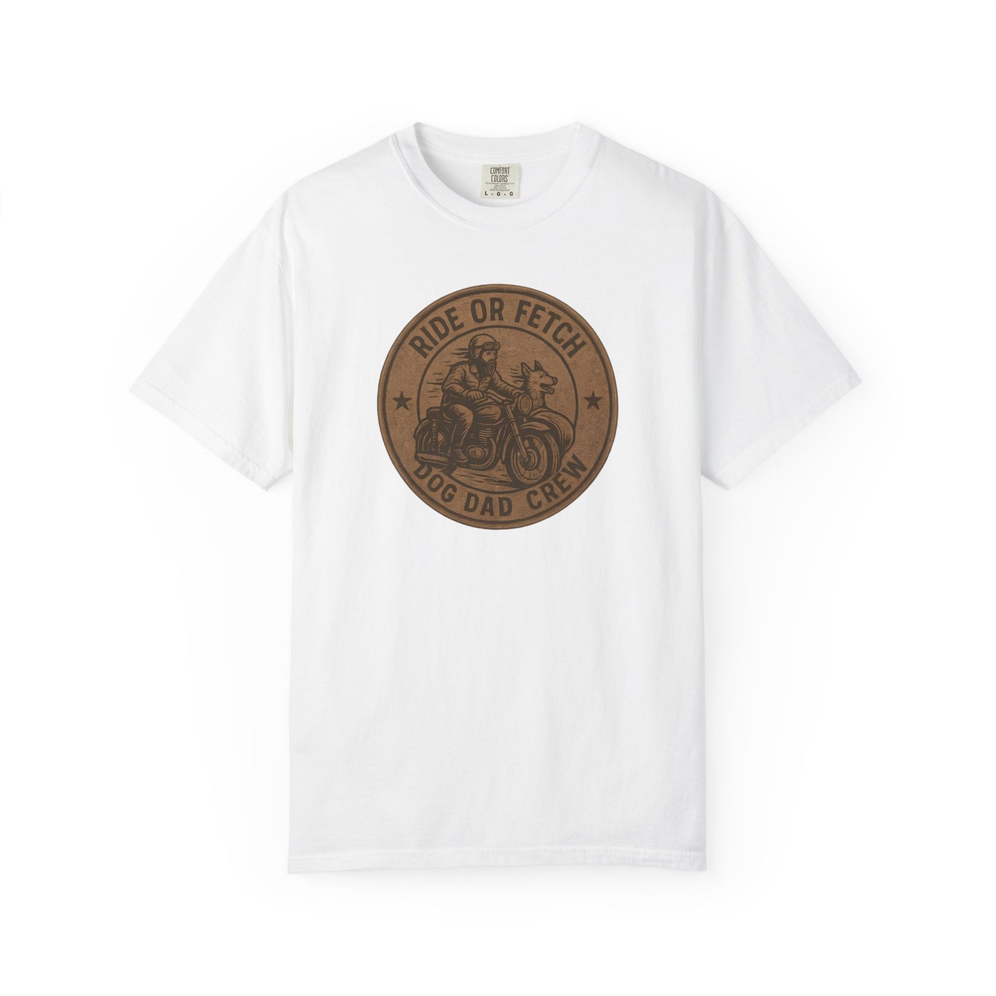 Dog Dad T-Shirt, Ride or Fetch Unisex Tee, Funny Dog Lover Gift, Pet Owner Apparel, Gifts for Father's Day, Casual Wear