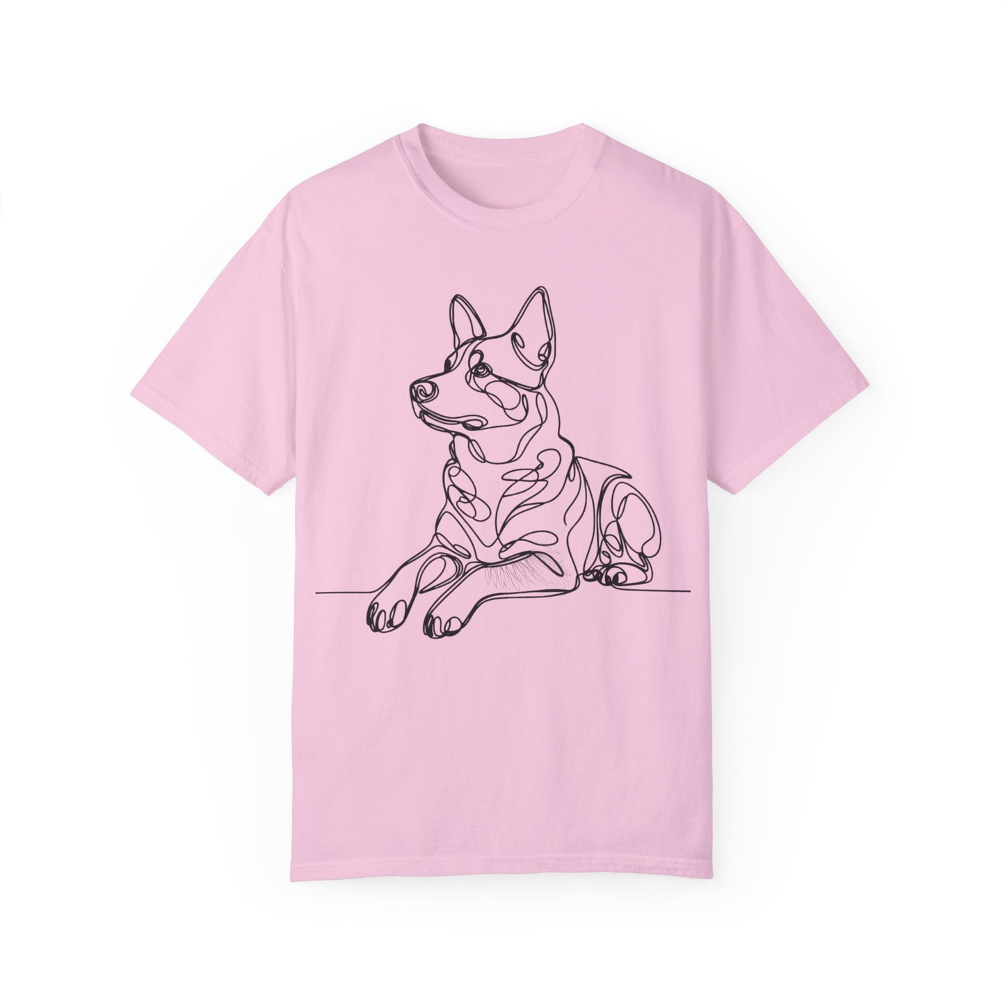 🖤 True Grit – Blue Heeler Line Art Tee - Perfect Gift for Dog Lovers