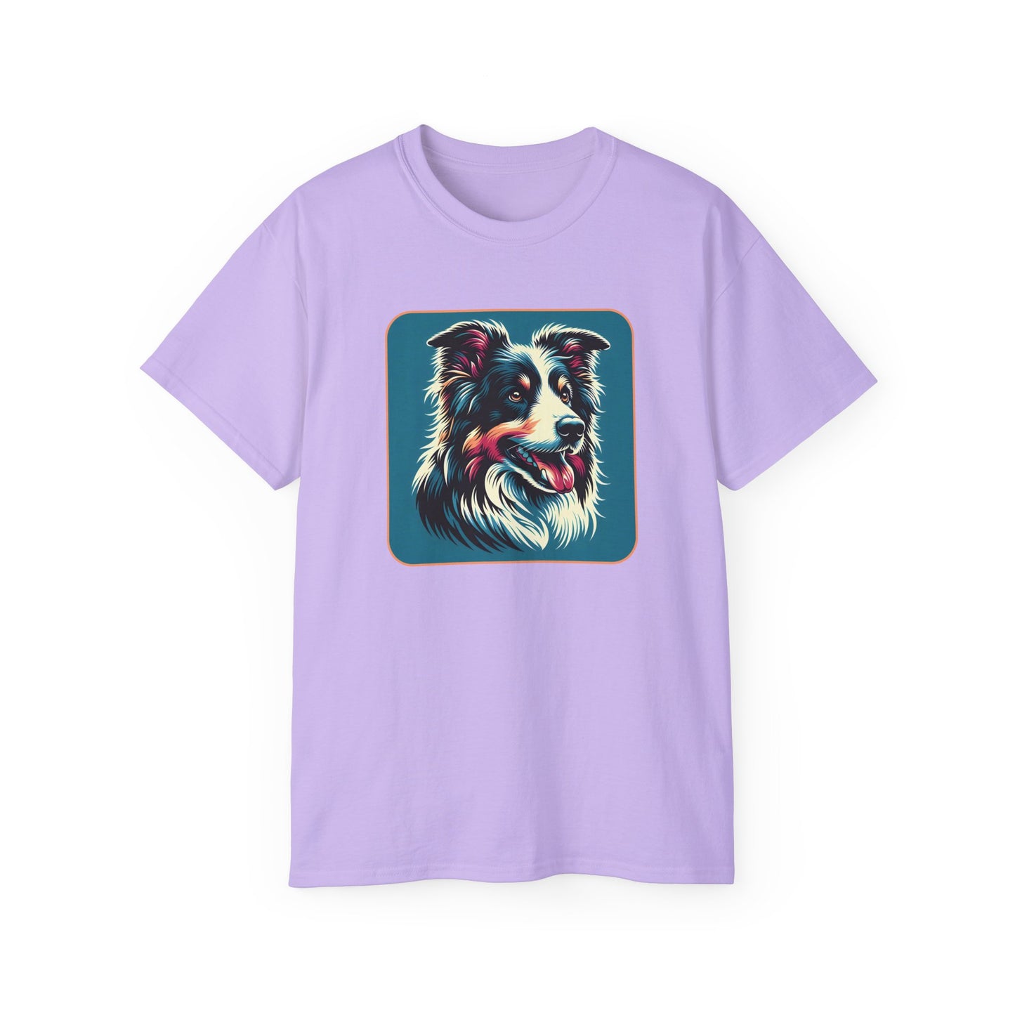 ⚡ Brain & Beauty – Colorful Border Collie Tee - Perfect for Pet Lovers