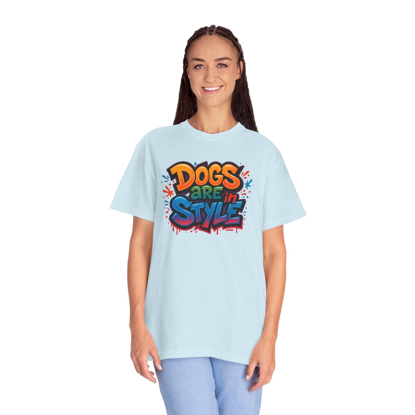 Stylish Dog Lovers T-Shirt - "Dogs are in STYLE"