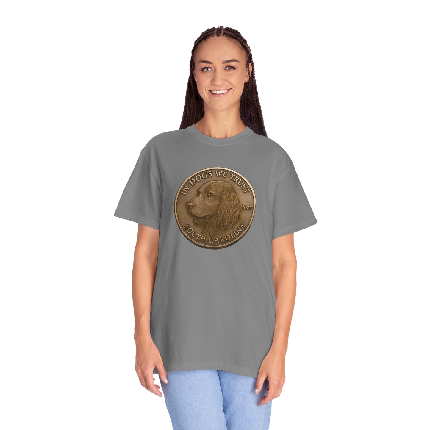 South Carolina State Coin T-Shirt Collection - Proud Dog Breed Illustrations