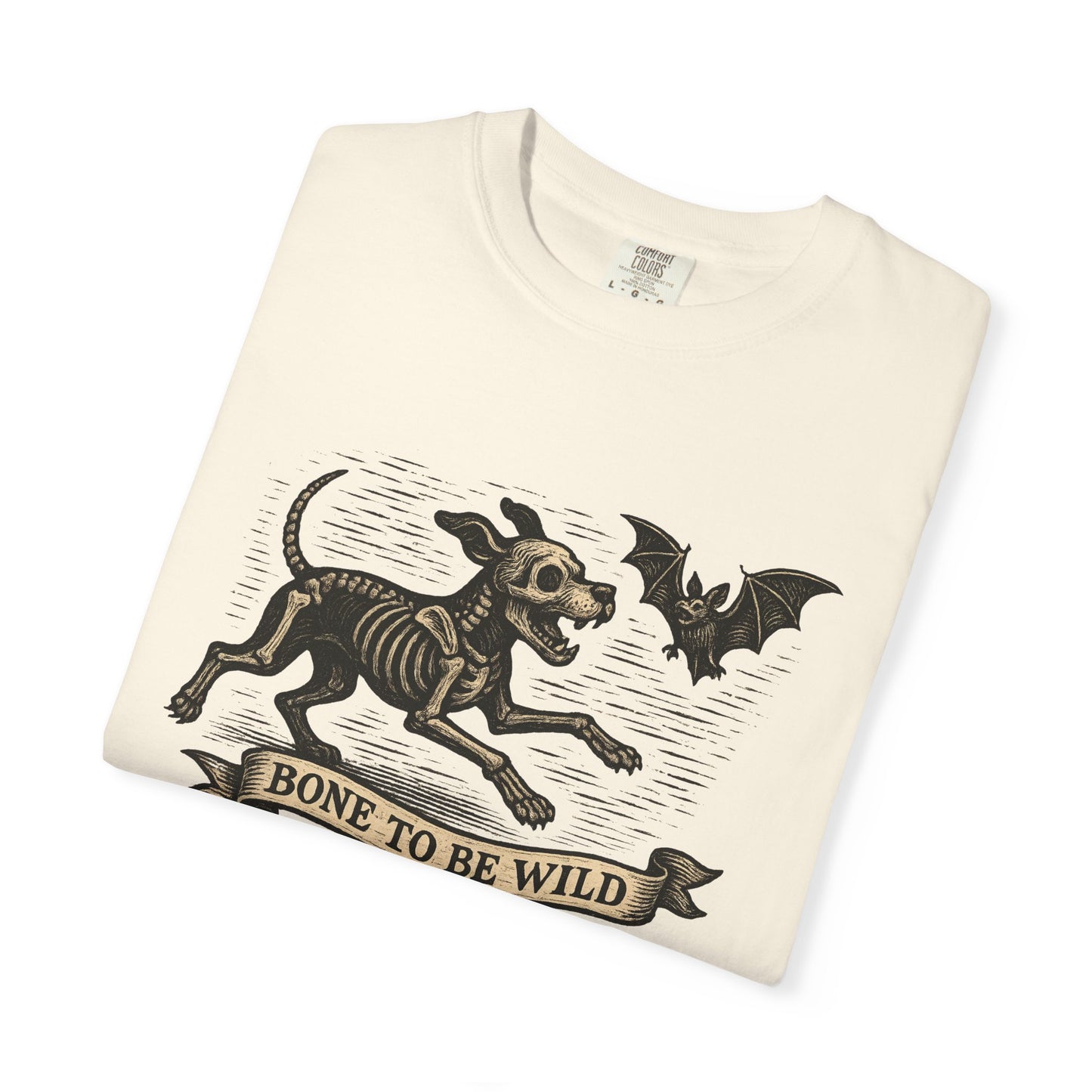 Bone To Be Wild Dog T-Shirt, Unisex Pet Lover Shirt, Halloween Tee, Funny Dog Apparel, Gift for Animal Lovers