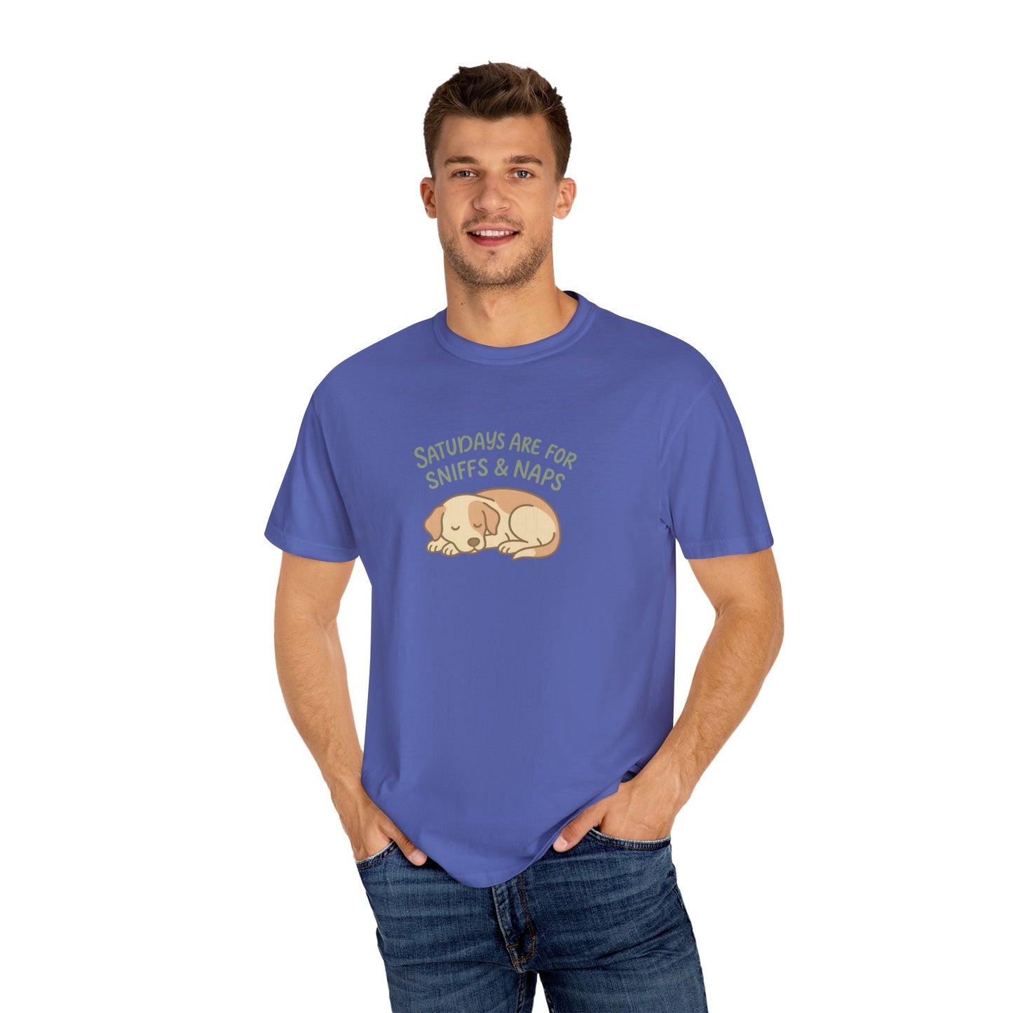 Saturdays are for naps Dog Dad T-Shirt