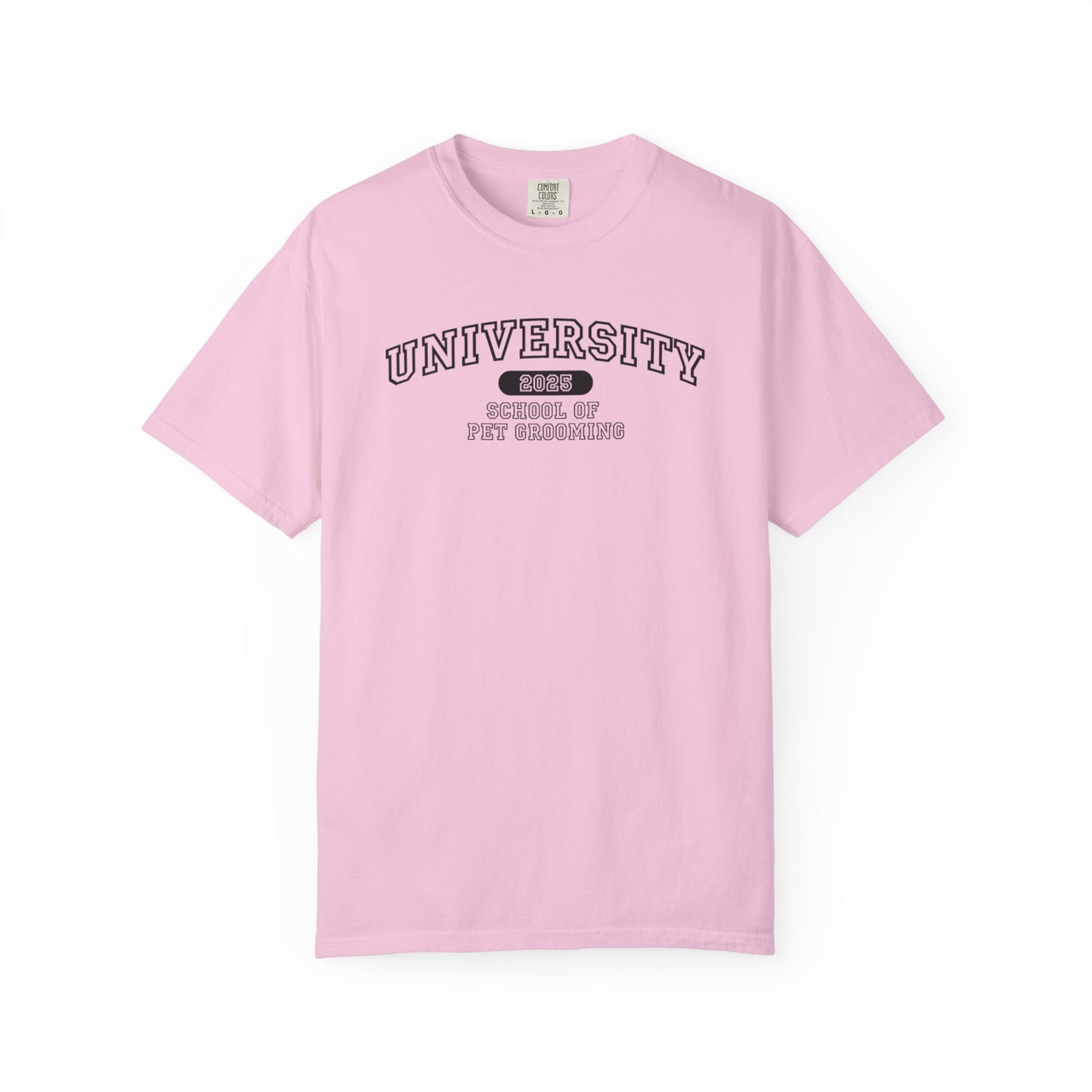 University School of Pet Grooming Unisex Garment-Dyed T-Shirt - University Style