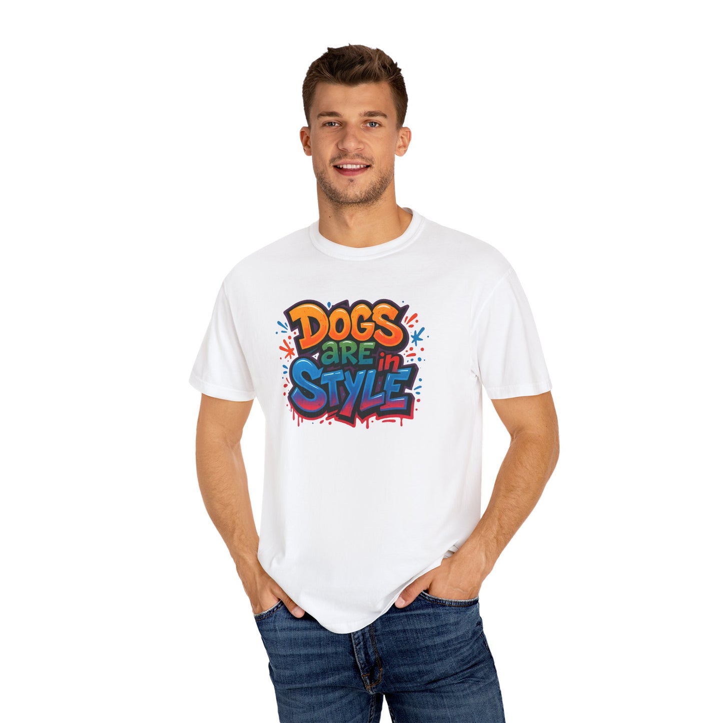 Stylish Dog Lovers T-Shirt - "Dogs are in STYLE"