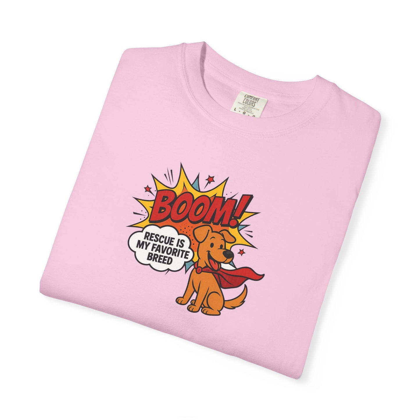 Superhero Dog Rescue T-Shirt | Fun Graphic Tee, Gift for Dog Lovers, Casual Wear, Pet Lover Shirt, Birthday Present, Animal Apparel