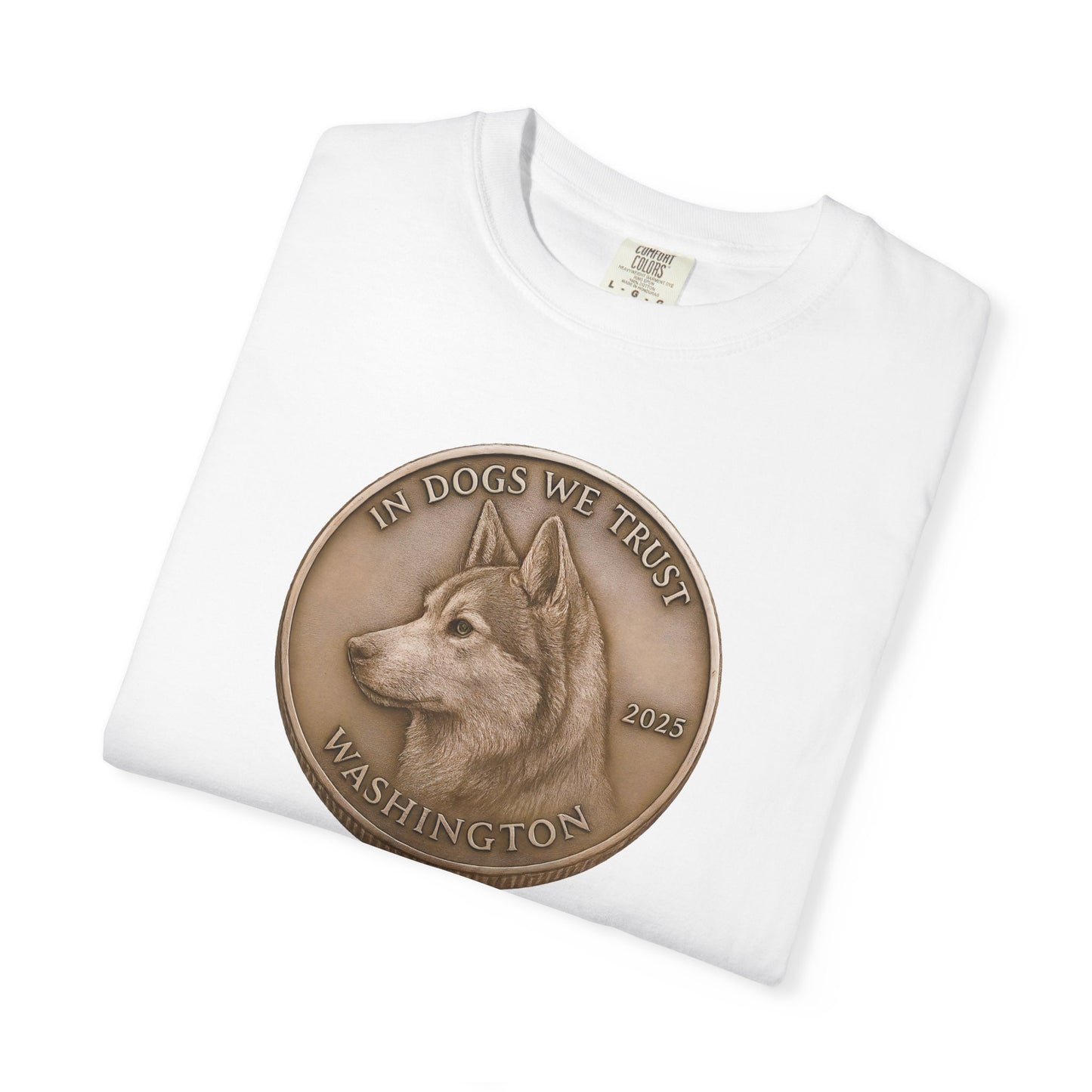 Washington State Coin T-Shirt Collection - Proud Dog Breed Illustrations