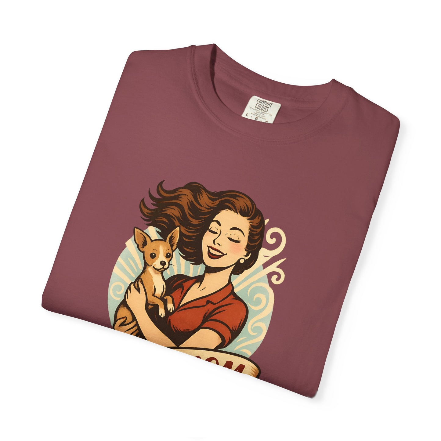 Dog Mom T-Shirt, Unisex Dog Lover Tee, Pet Owner Gift, Cute Dog Theme Apparel, Mother's Day Gift Idea, Casual Dog Mom Outfit