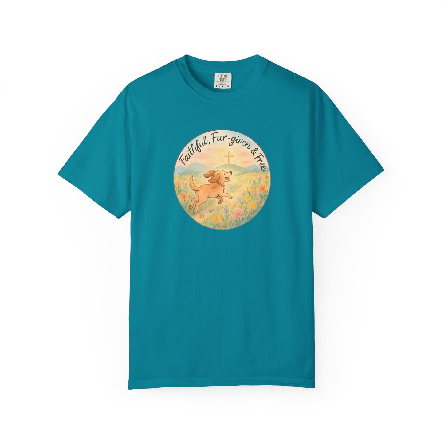 Faithful Dog Lover T-Shirt, Garment-Dyed Tee, Perfect Gift for Dog Owners, Pet Lovers, Animal Rescue Advocates, Casual Wear