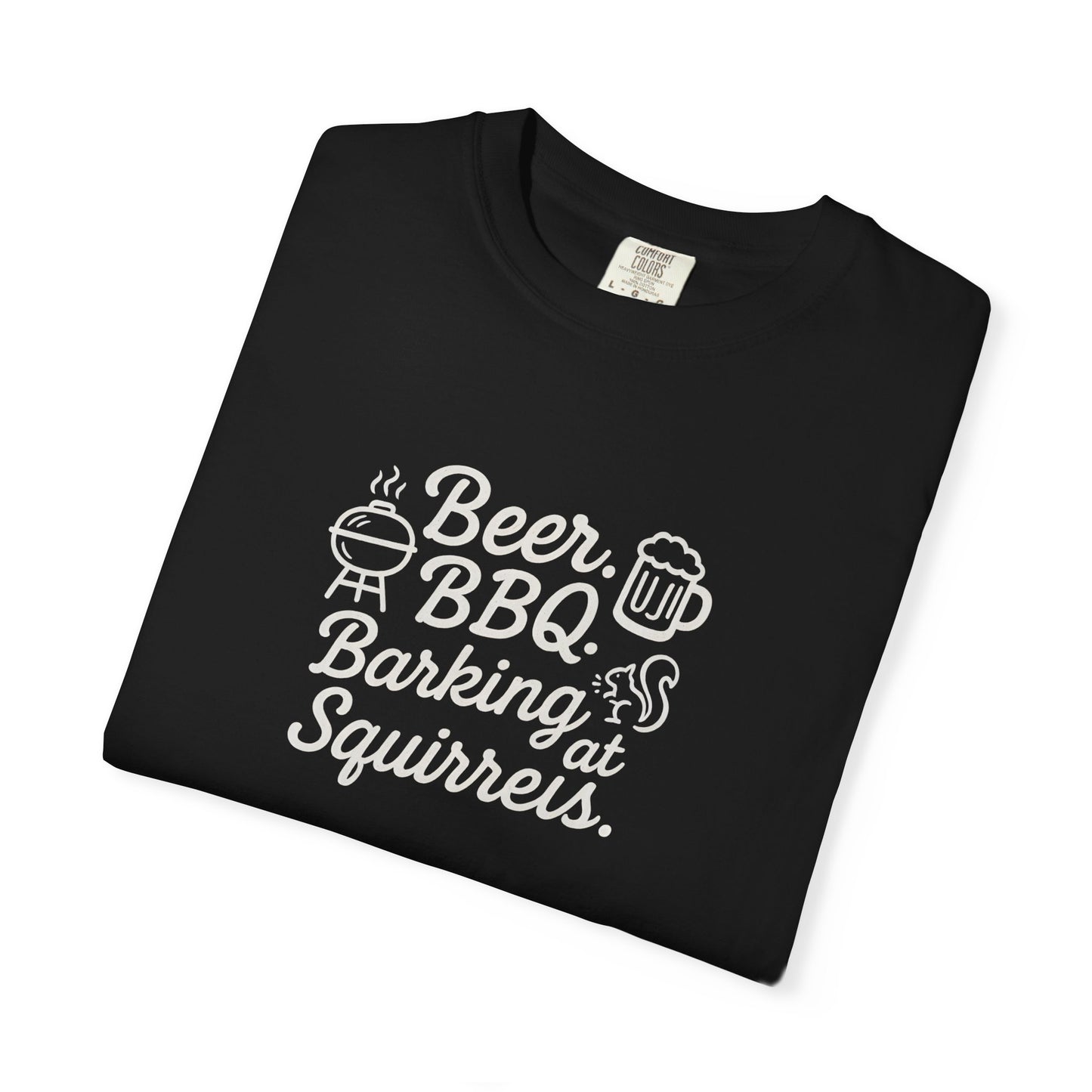 Beer BBQ and Barking Dog Dad T-Shirt