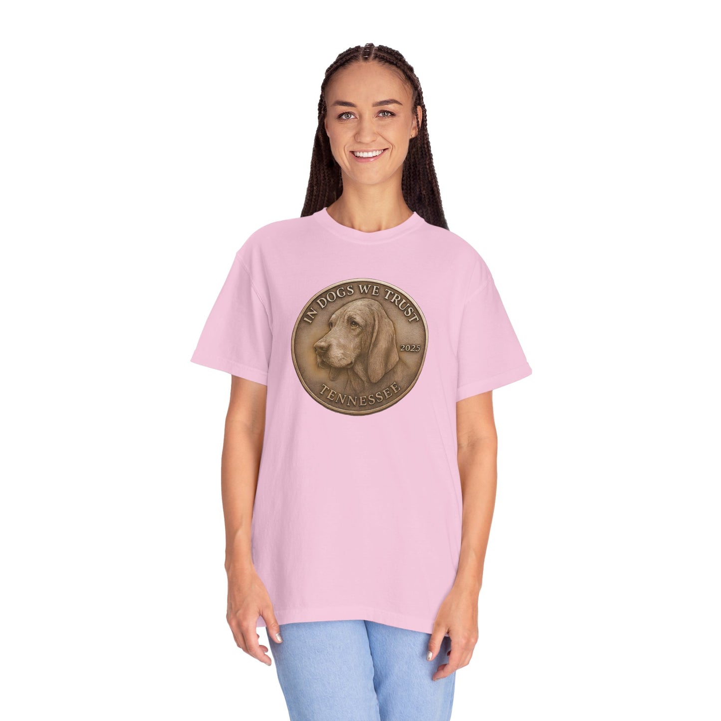 Tennessee State Coin T-Shirt Collection - Proud Dog Breed Illustrations