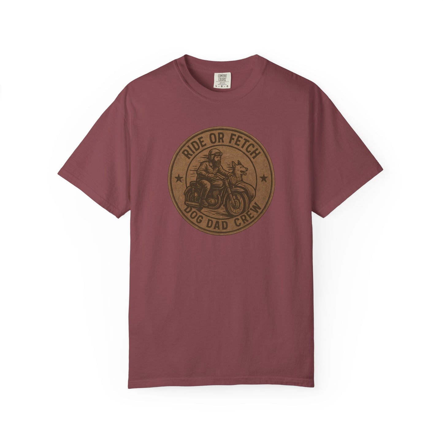 Dog Dad T-Shirt, Ride or Fetch Unisex Tee, Funny Dog Lover Gift, Pet Owner Apparel, Gifts for Father's Day, Casual Wear