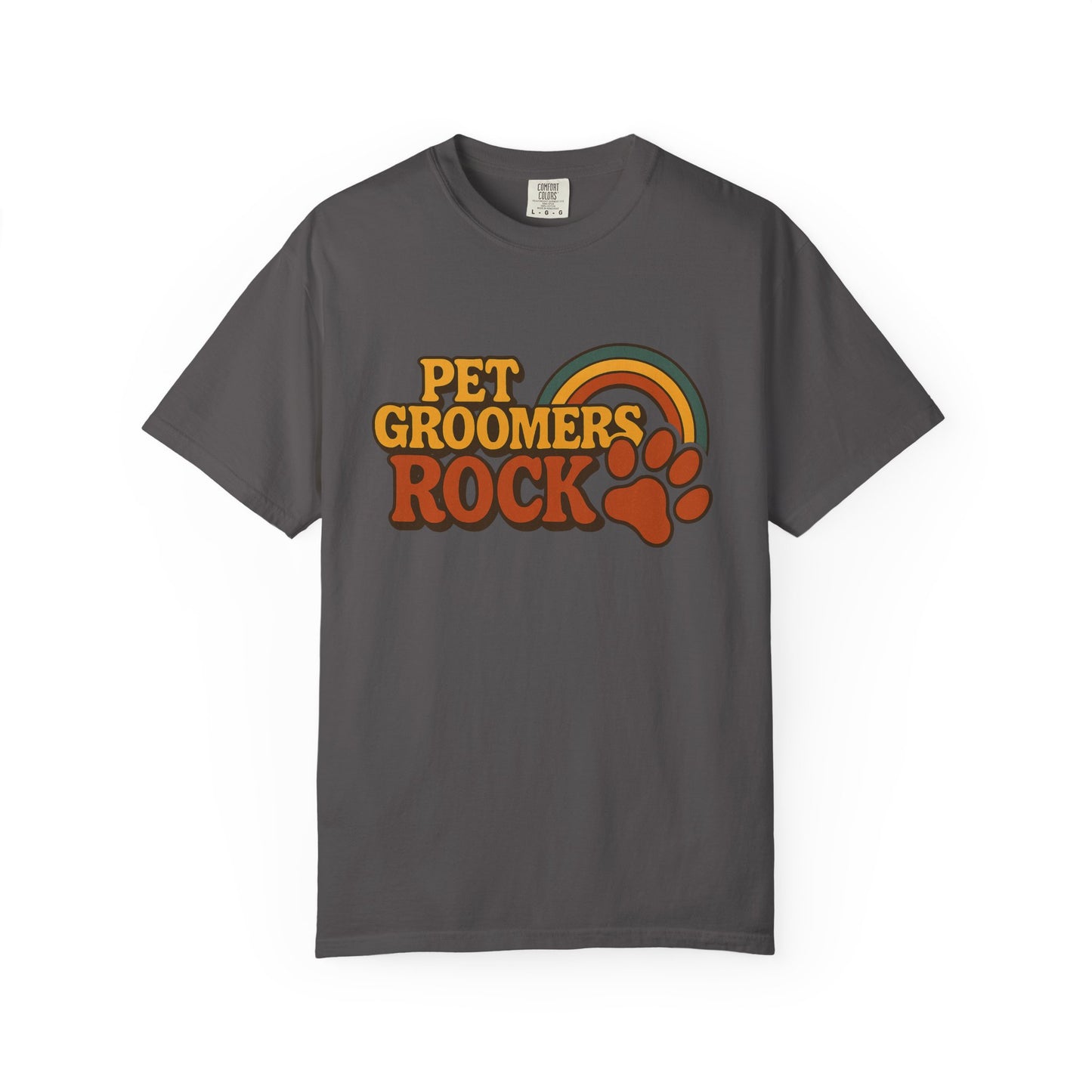 Pet Groomers Rock Unisex Garment-Dyed T-Shirt - Fun & Stylish Tee for Animal Lovers