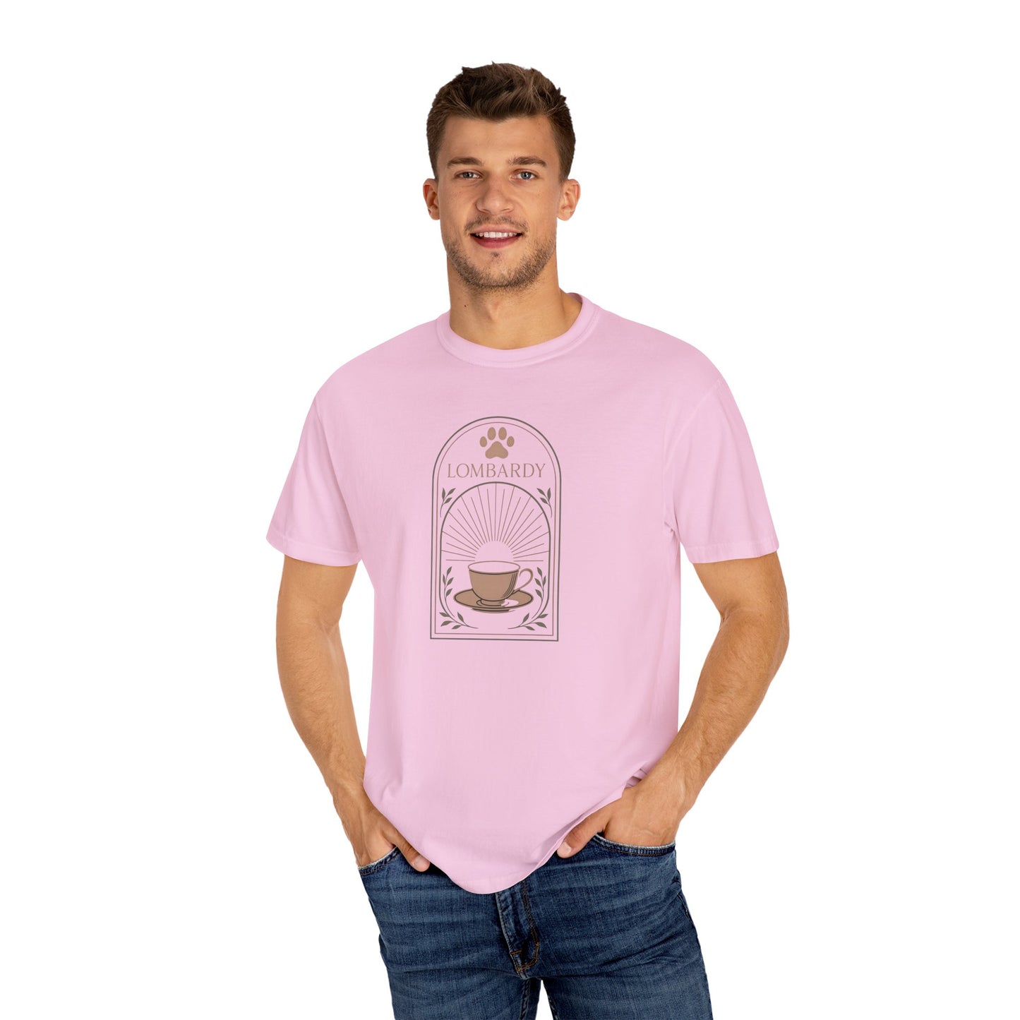 Coffee Lover's Unisex Garment-Dyed T-shirt, Soft Cotton Tee, Perfect Gift for Baristas, Coffee Enthusiasts, Homewear, Casual Style