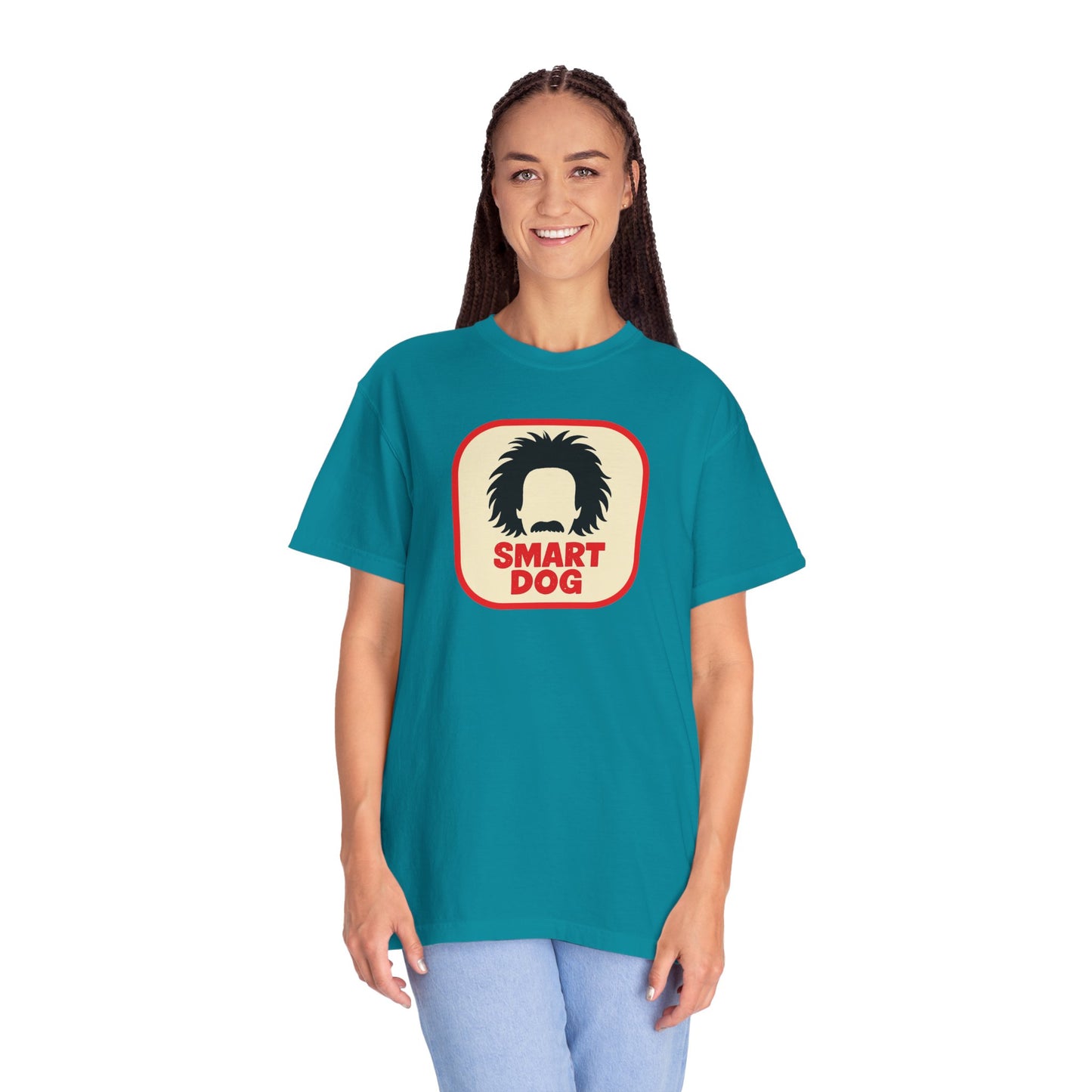 Dog Lover Graphic T-shirt - Smart Dog, Albert Einstein Design