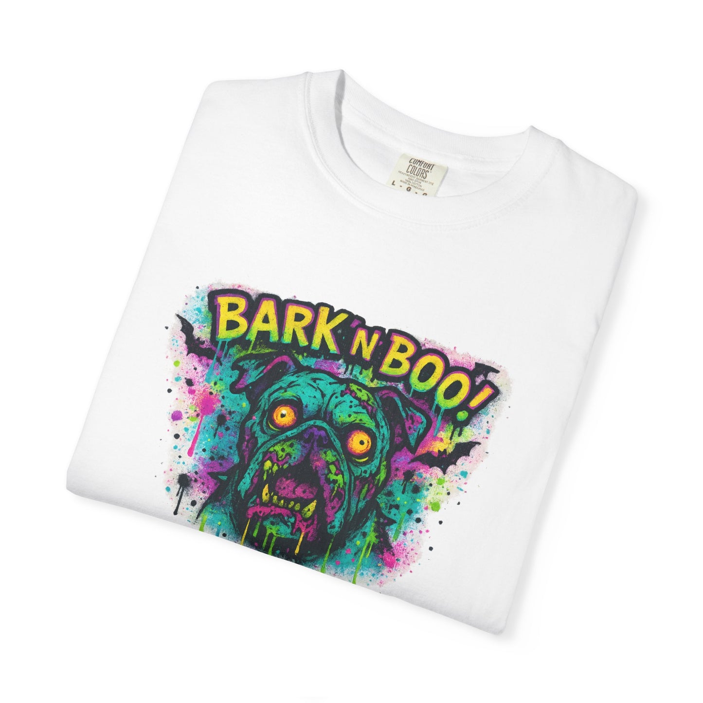 "BARK N BOO!" - Fun Halloween Tee, Comfy Casual Wear, Pet Lover Gift, Spooky Season Apparel