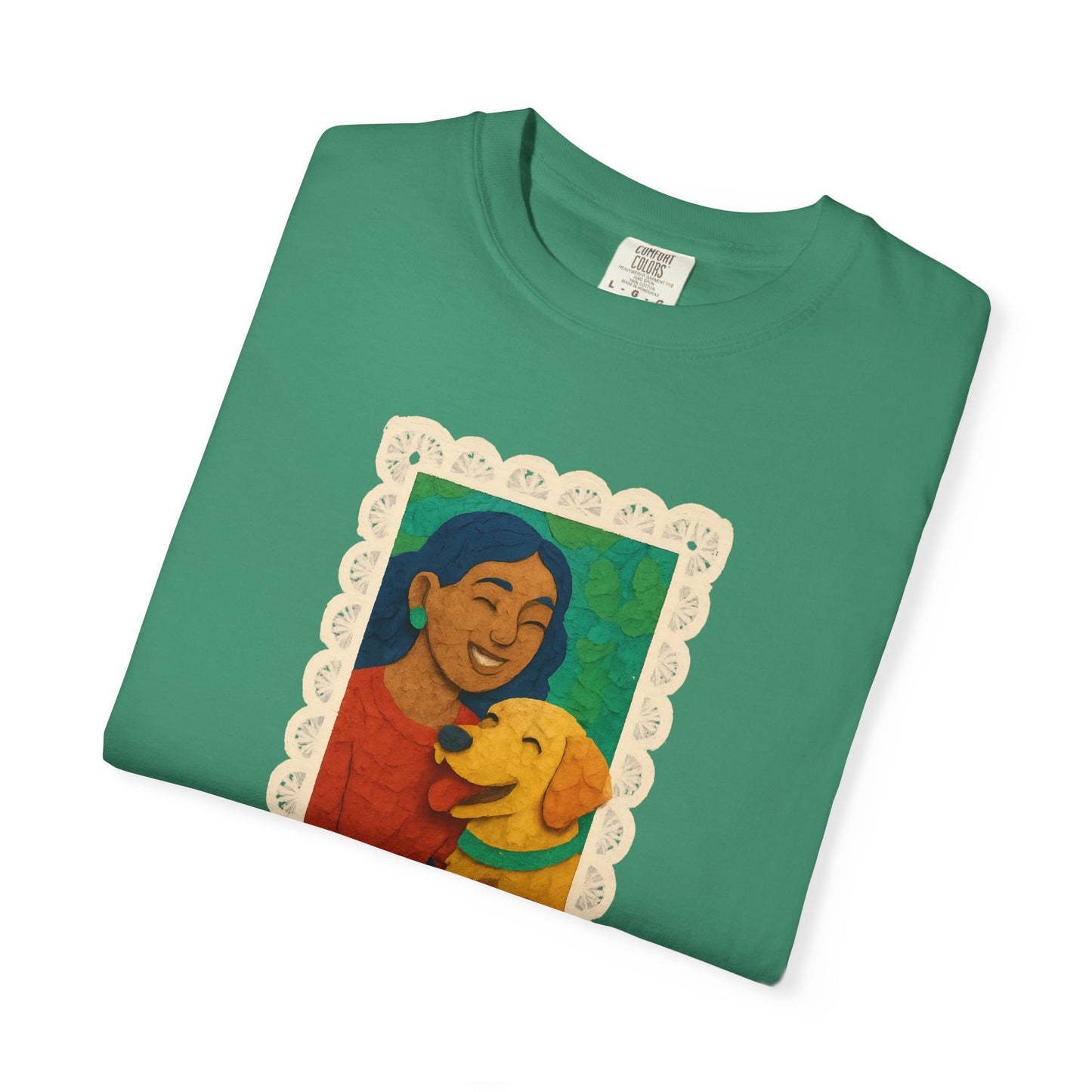Dog Mom T-shirt - Unisex Garment-Dyed Tee for Dog Lovers