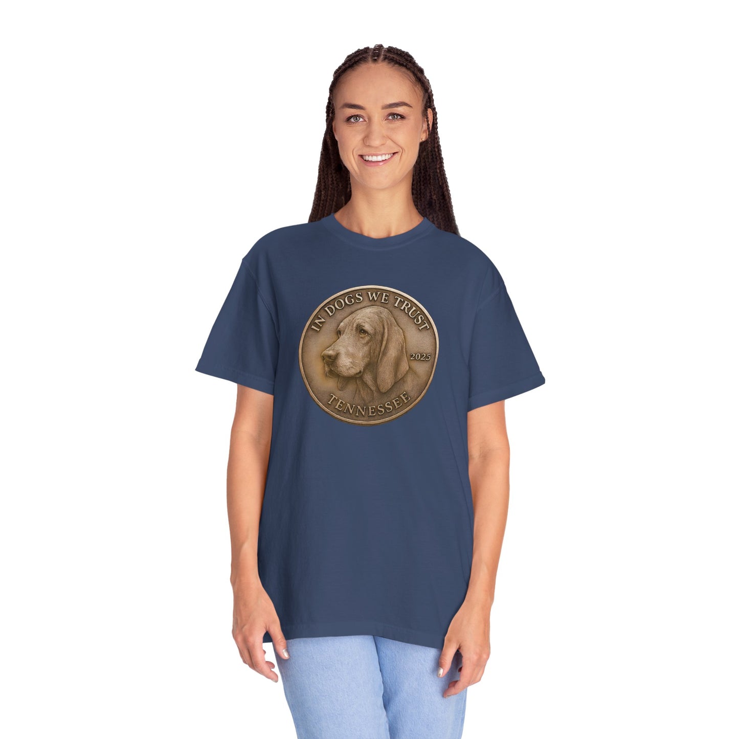 Tennessee State Coin T-Shirt Collection - Proud Dog Breed Illustrations