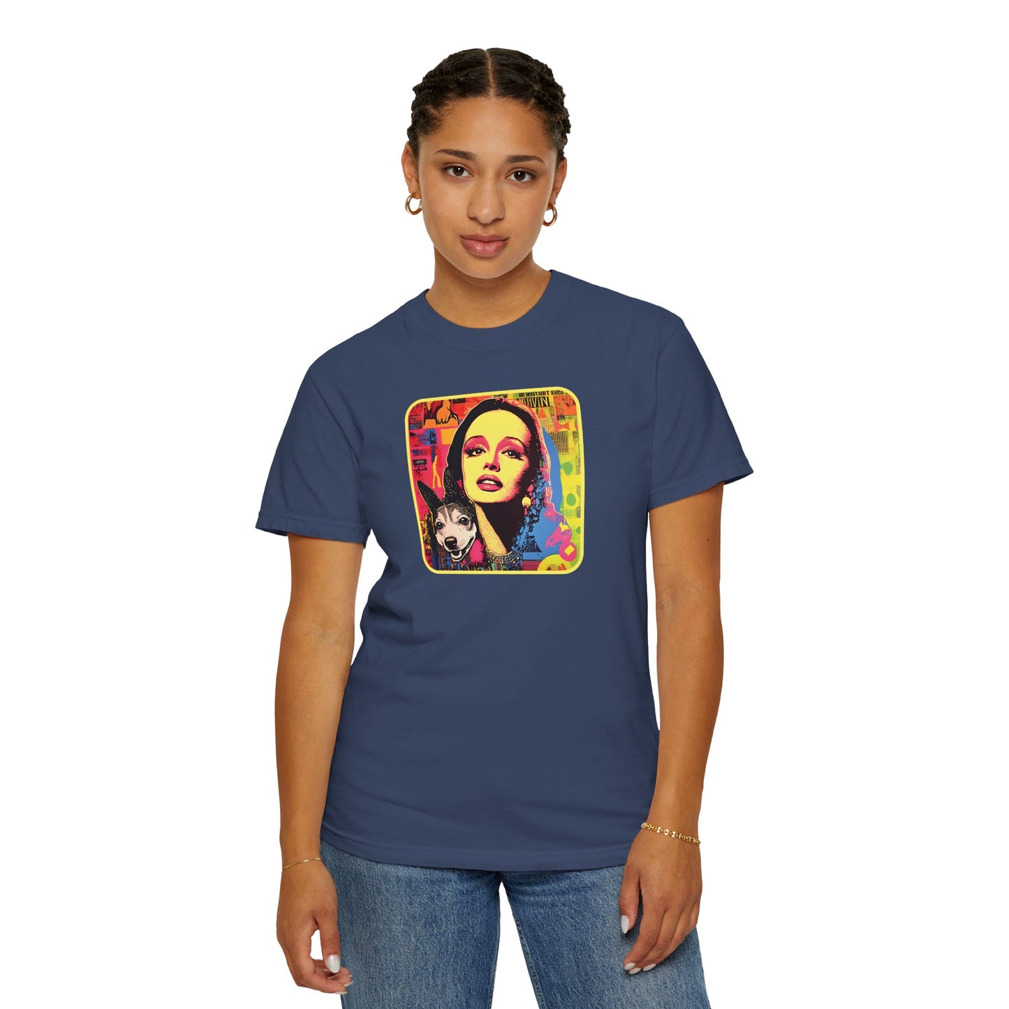 Pop Art Mom and Dog T-Shirt