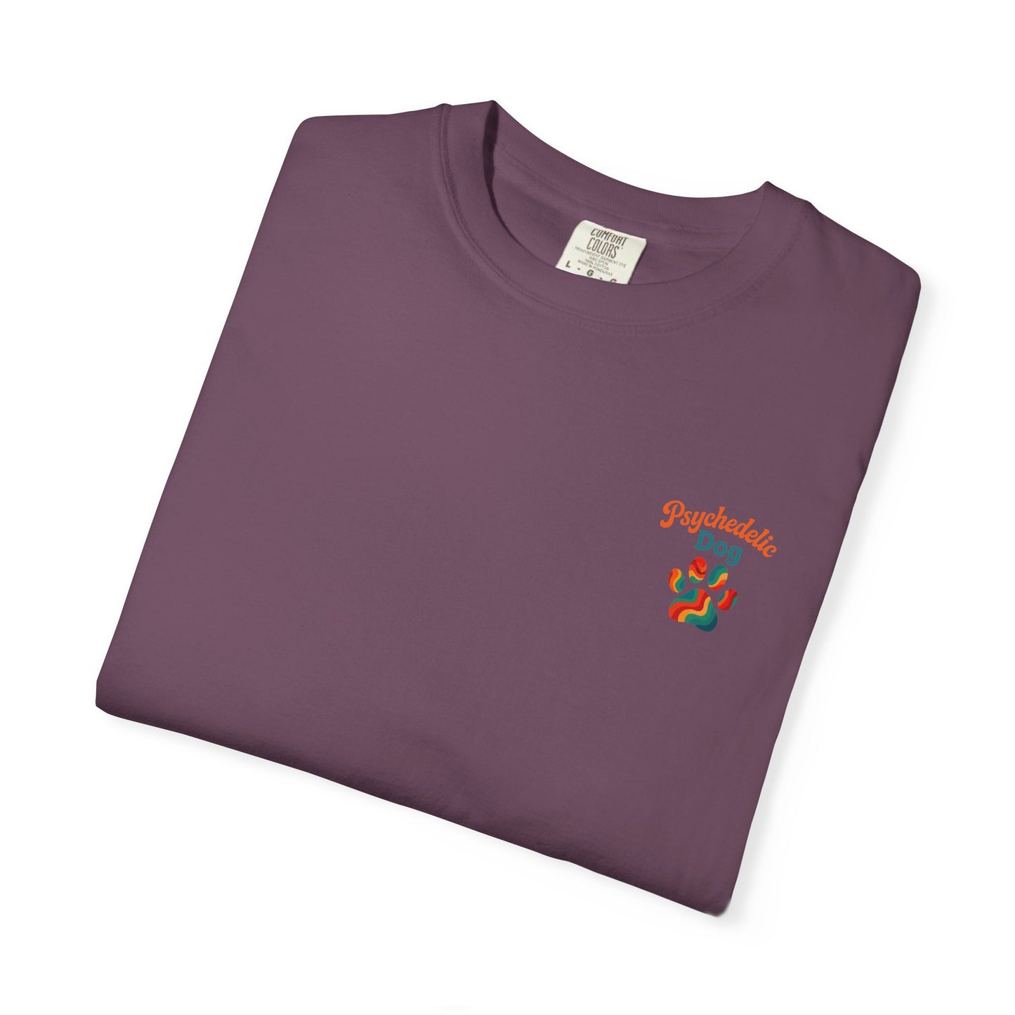 Psychedelic Dog T-Shirt - Jimi Hendrix Fun Humorous Design for Men and Women