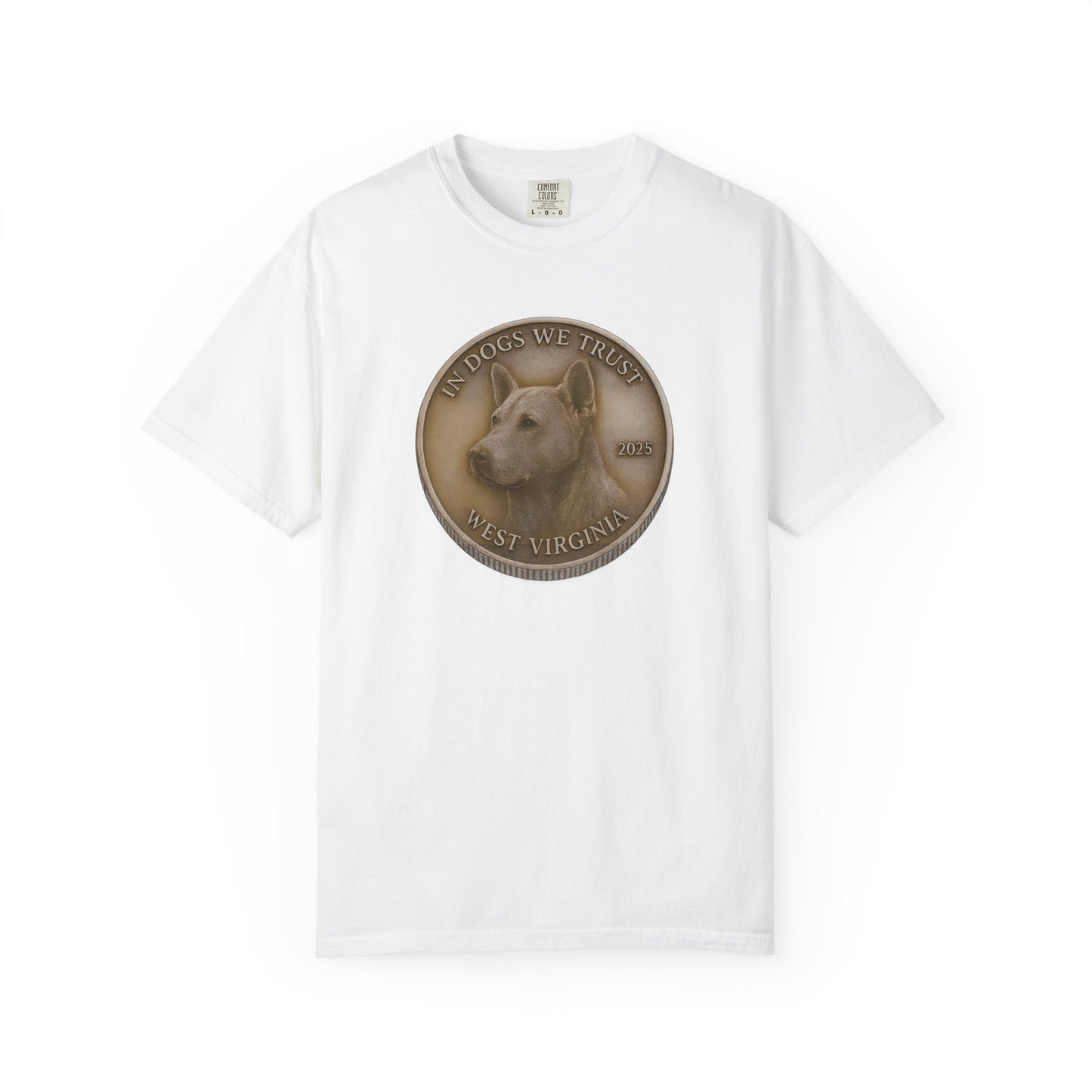 West Virginia State Coin T-Shirt Collection - Proud Dog Breed Illustrations