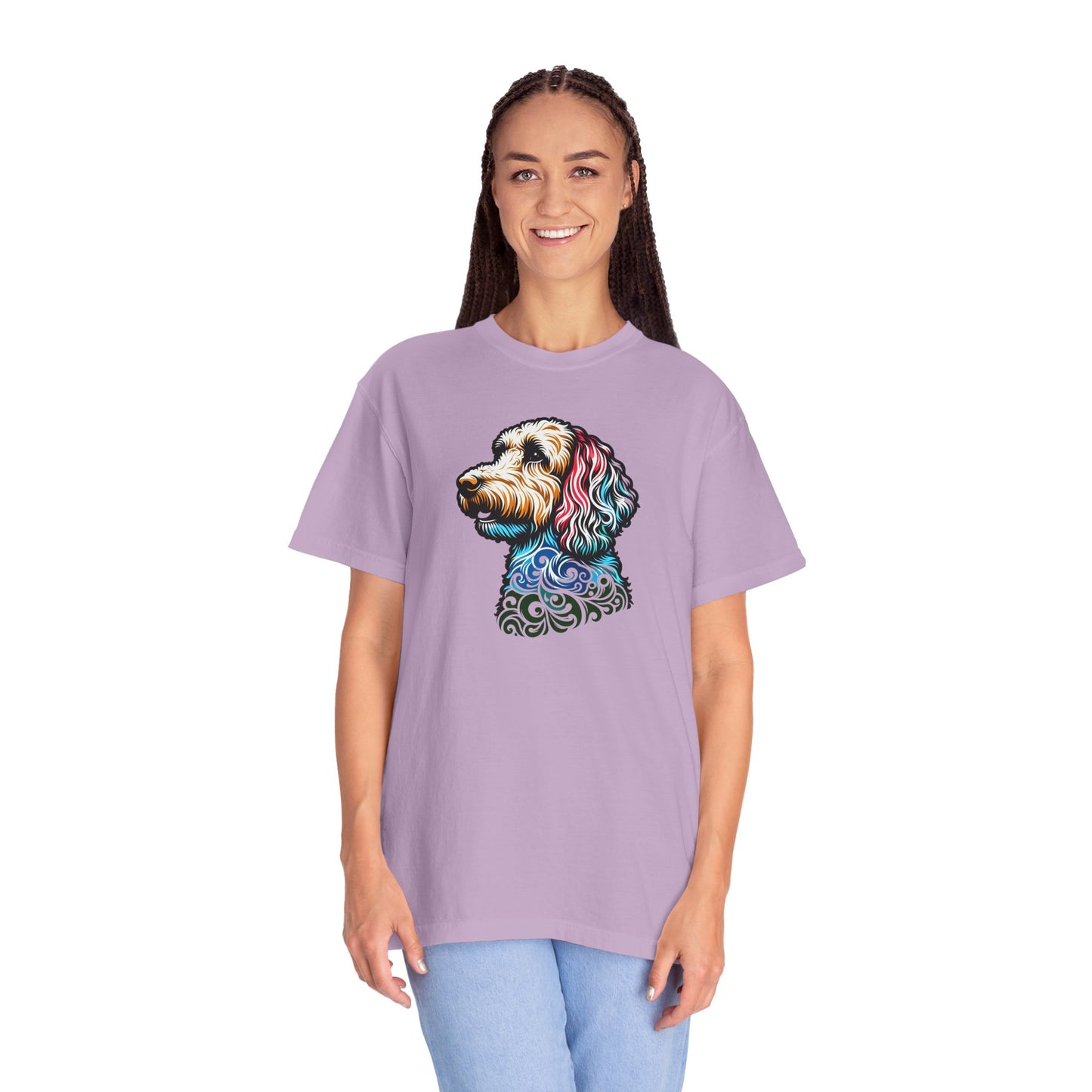 Labradoodle Love Tee – Color Splash Edition