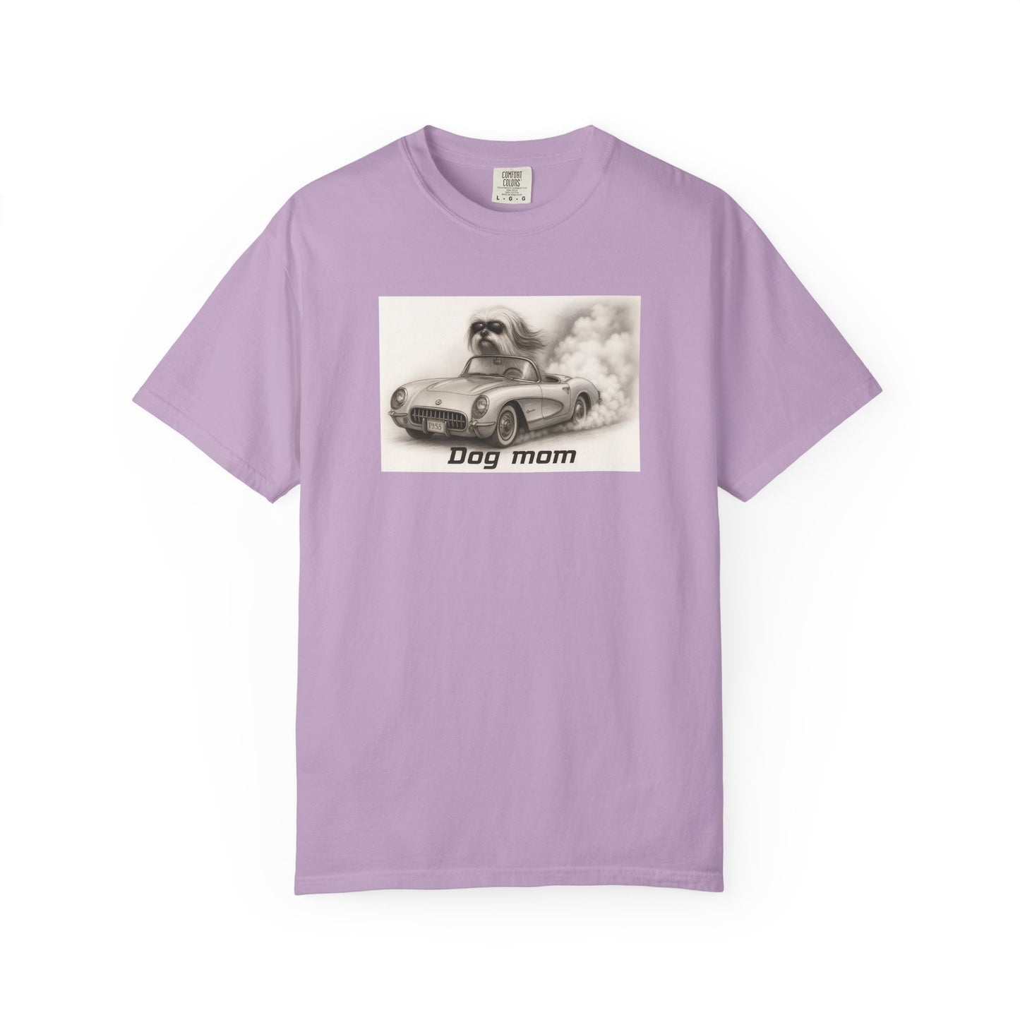 Dog Mom - Lhasa Apso- “Cool Dogs in Cool Cars” T-Shirt Collection! 🐶🚗
